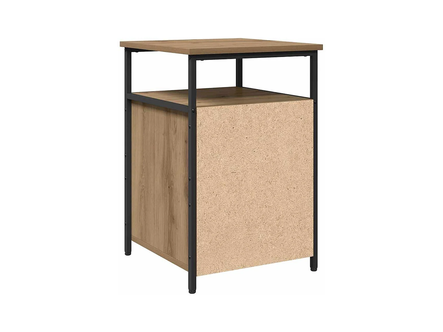 Mesilla de noche de 2 piezas, roble artesanal, madera de ingeniería