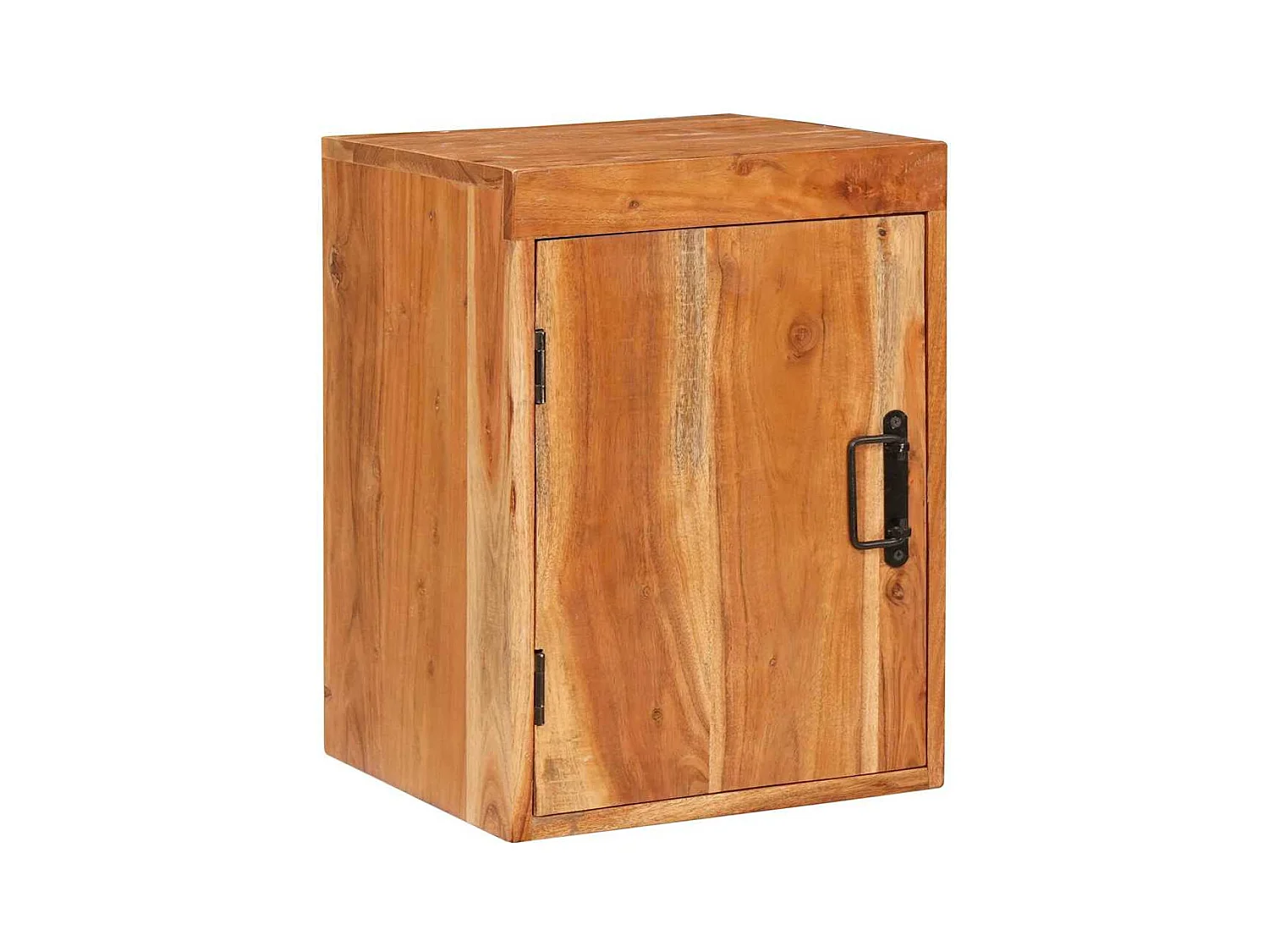 Comodino Marrone 35 x 33 x 48 cm Legno massello di acacia