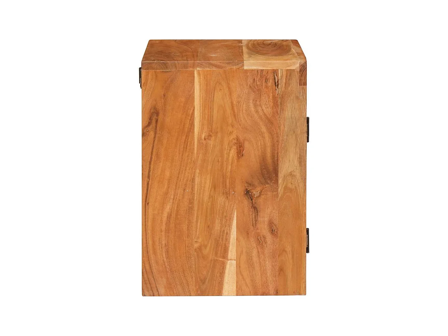 Comodino Marrone 35 x 33 x 48 cm Legno massello di acacia