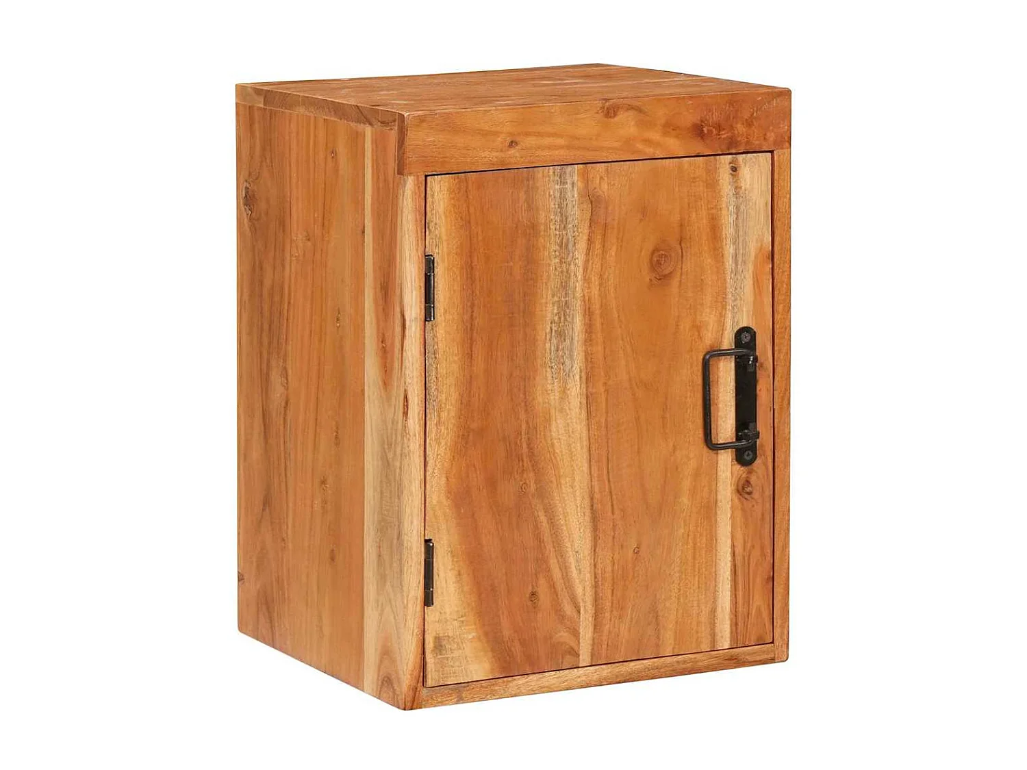 Table de chevet Marron 35 x 33 x 48 cm Bois massif d'acacia