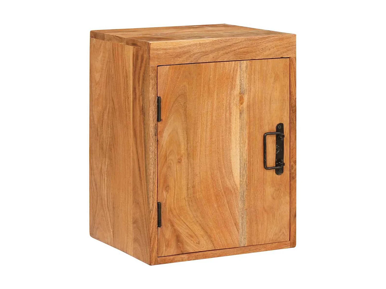 Table de chevet Marron 35 x 33 x 48 cm Bois massif d'acacia