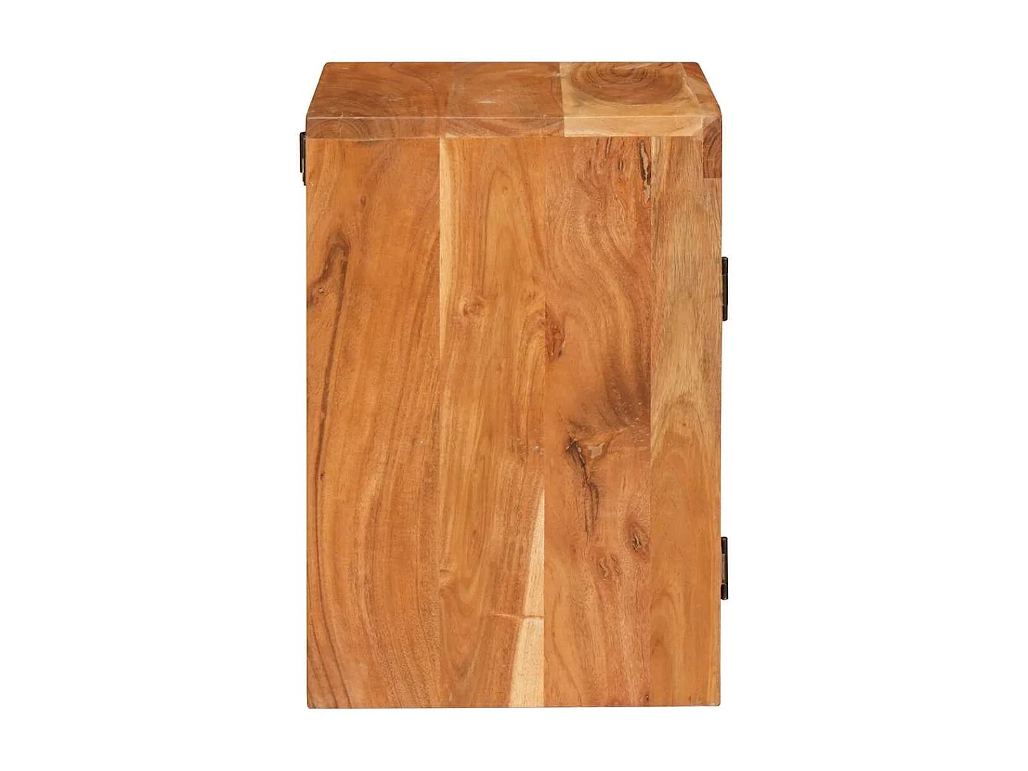 Table de chevet Marron 35 x 33 x 48 cm Bois massif d'acacia