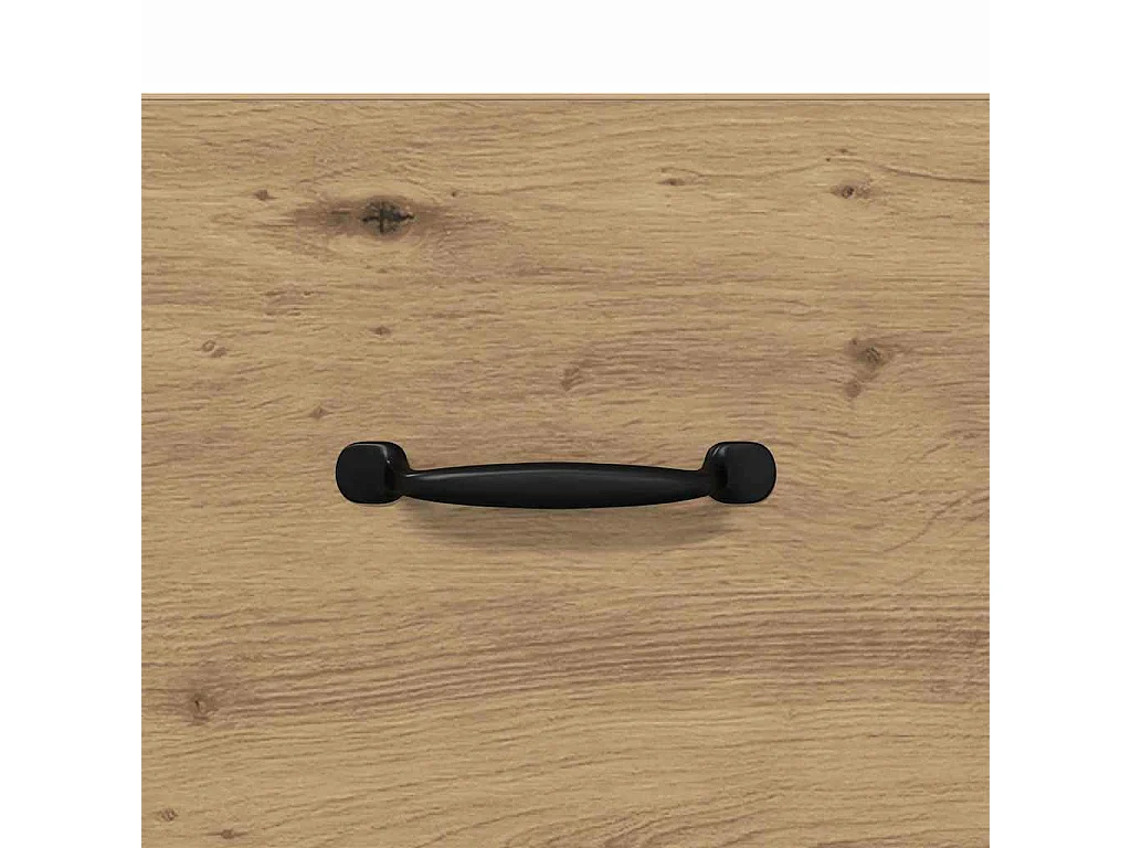 Cabinet de chevet avec tiroir chêne artisanal 40 x 40 x 66 cm