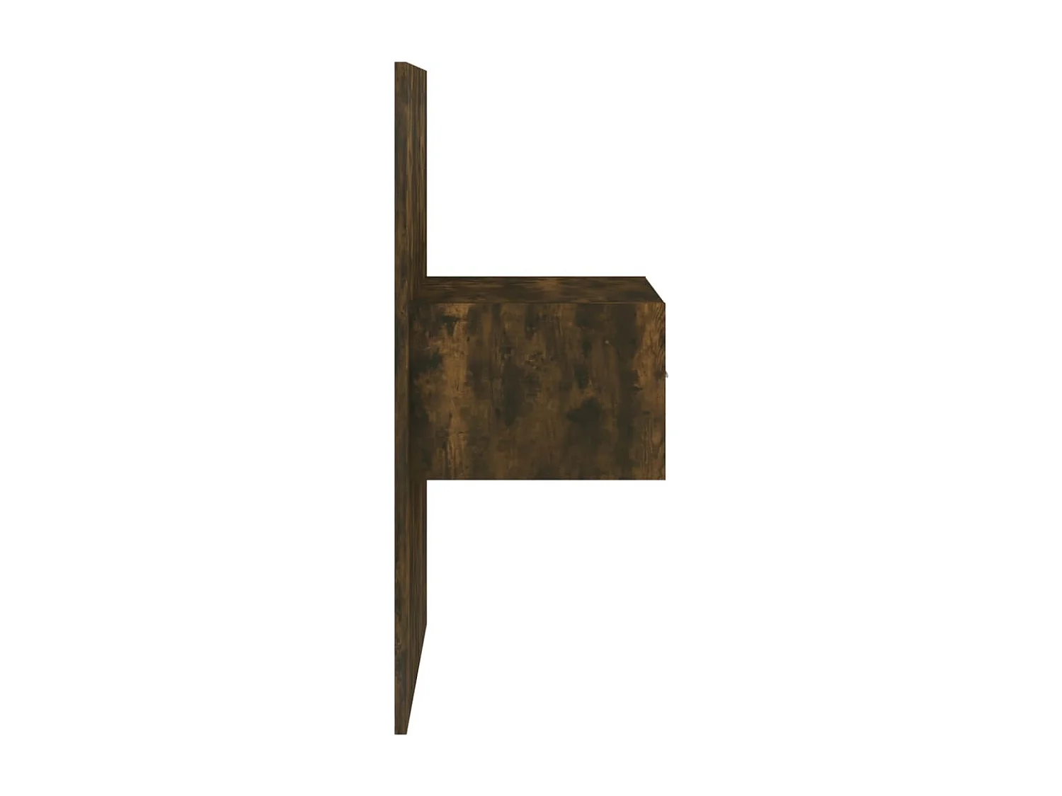 Tables de chevet murales 2 pcs Chêne fumé