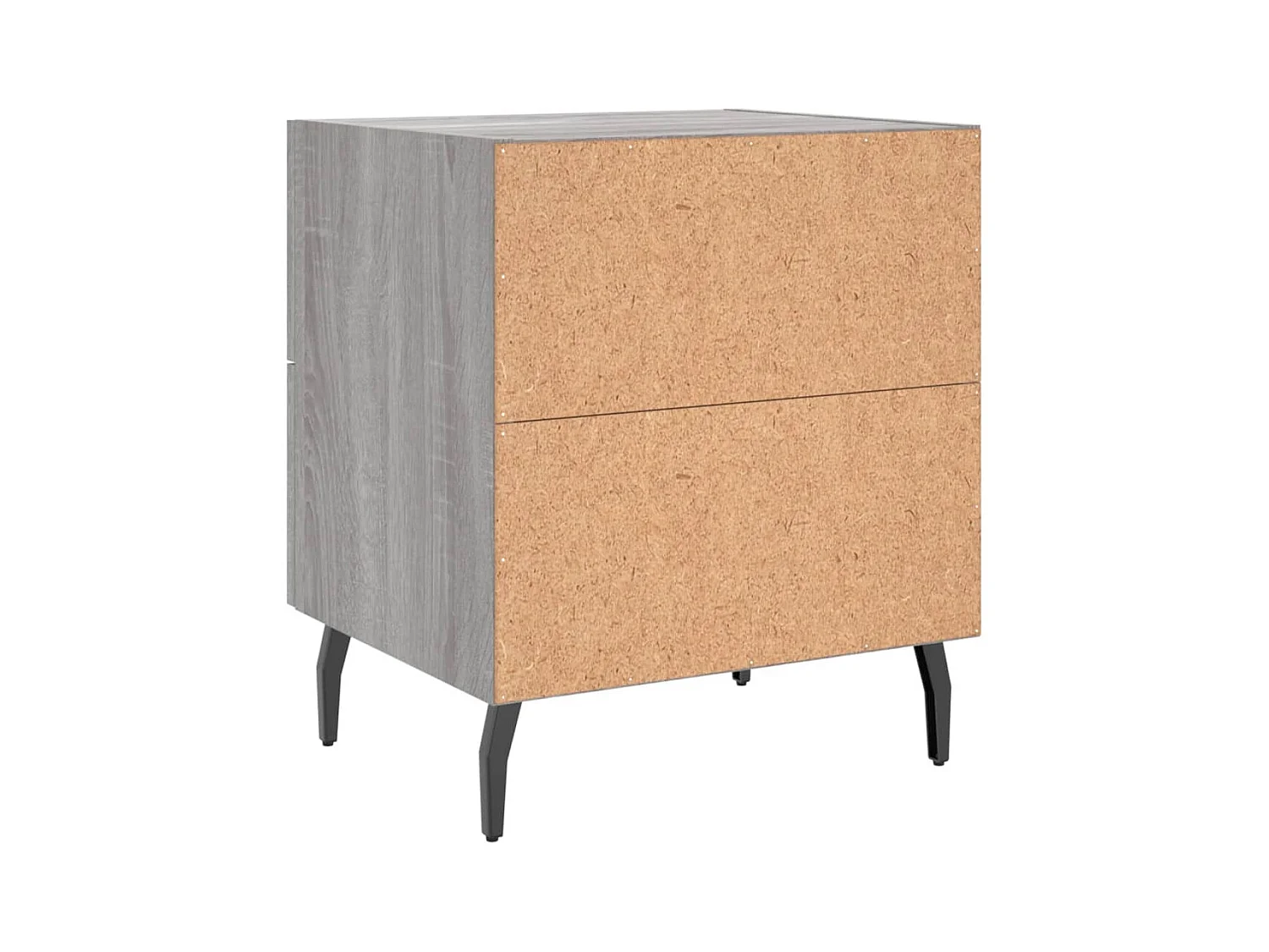 Table de chevet sonoma gris 40x35x47,5 cm bois d’ingénierie