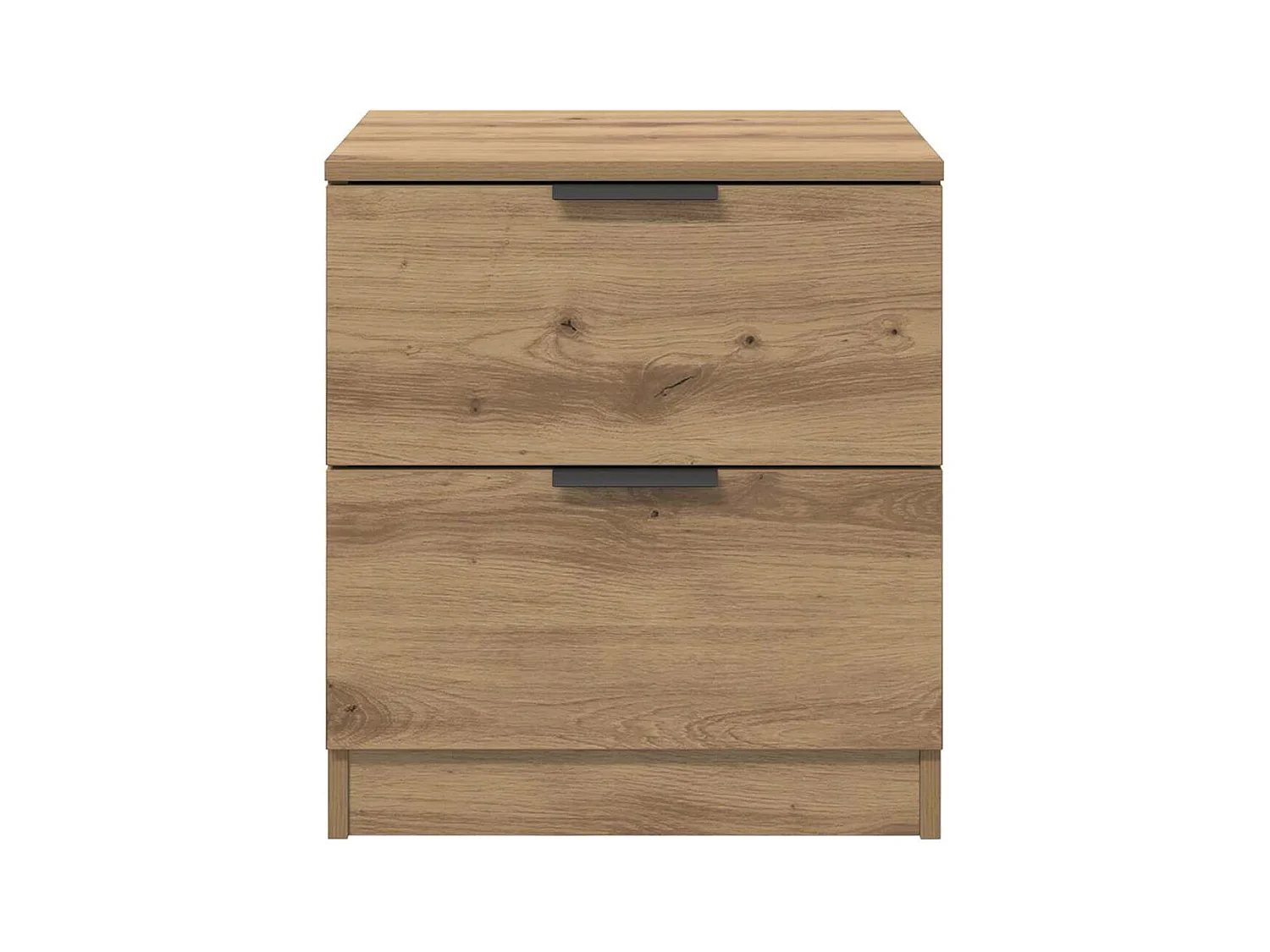 Mesilla de noche 2 piezas roble artesanal 45 x 39 x 50 cm