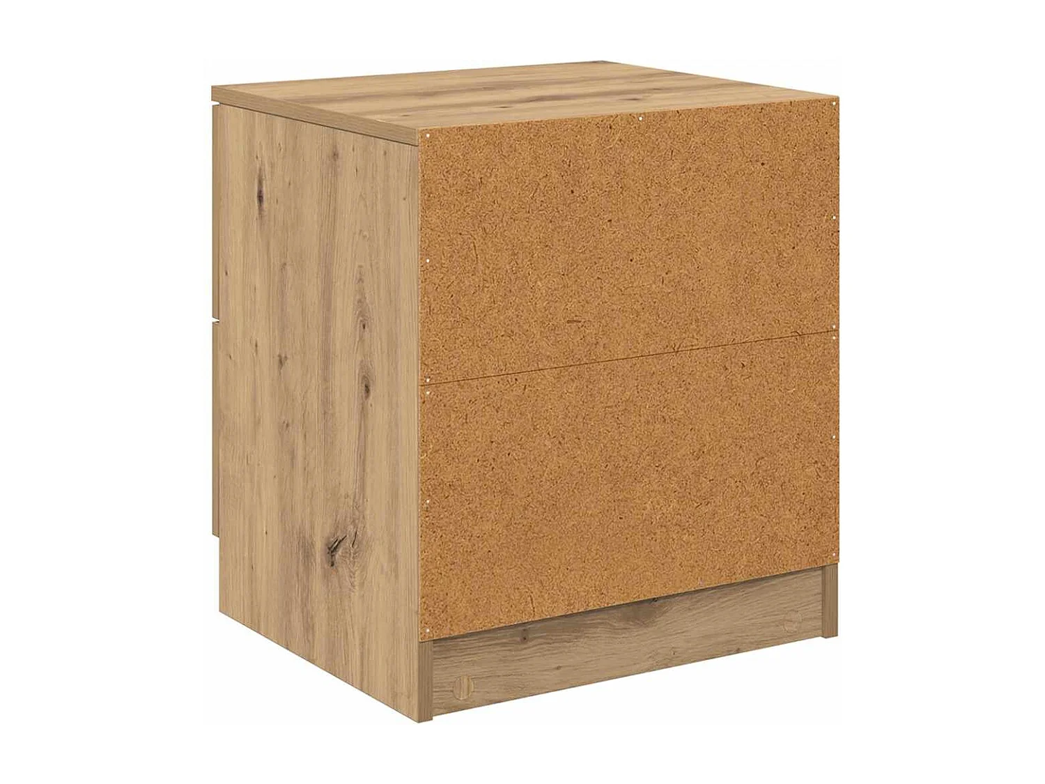 Mesilla de noche 2 piezas roble artesanal 45 x 39 x 50 cm