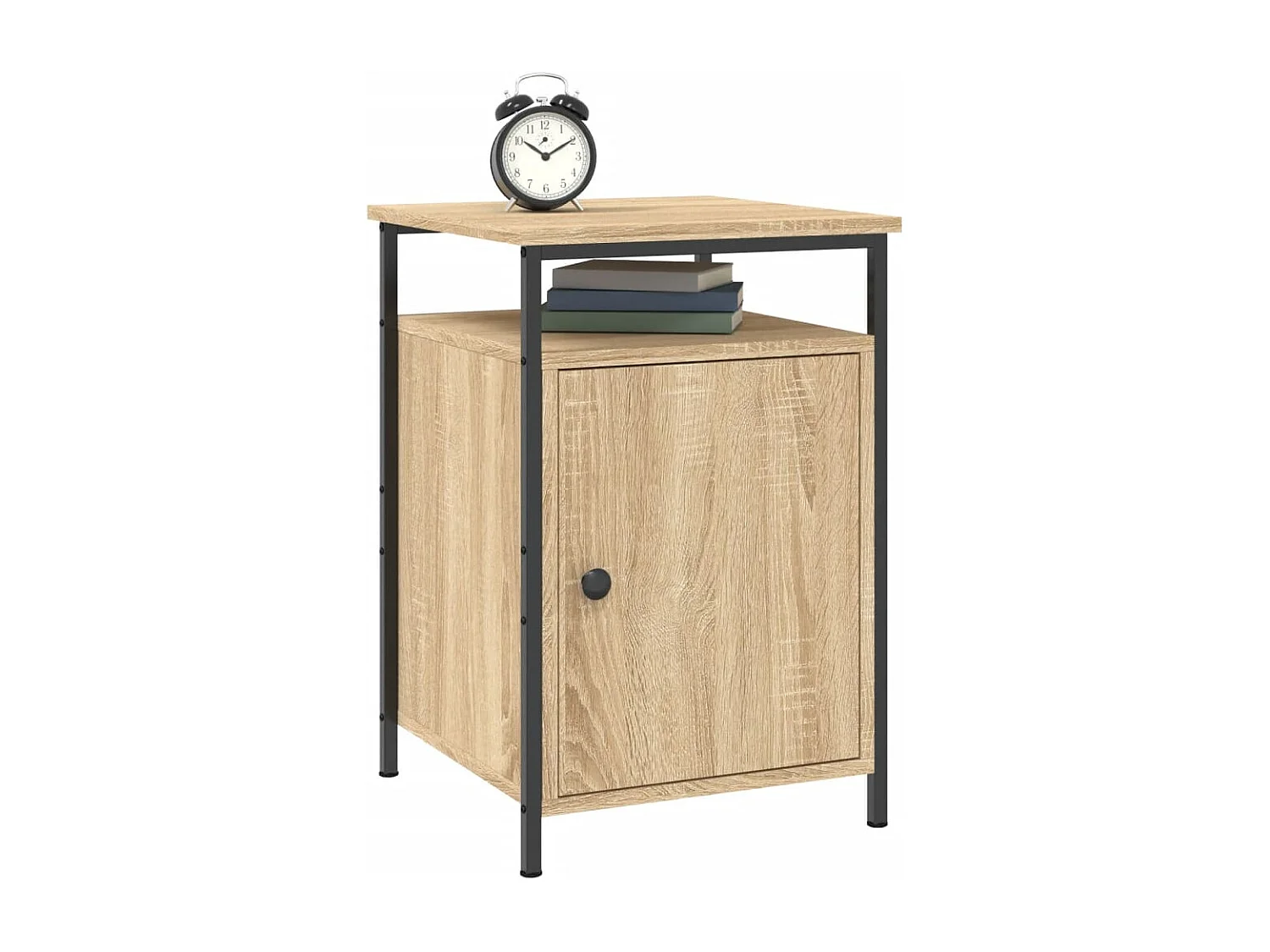 Table de chevet chêne sonoma 40x42x60 cm bois d'ingénierie