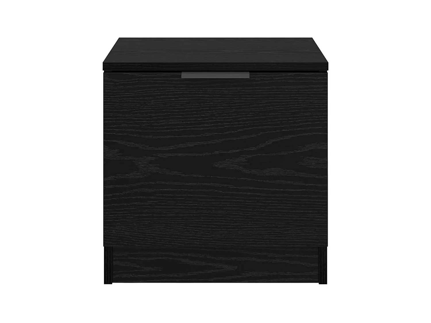 Mobile letto 2 pezzi Rovere nero 40 x 39 x 40 cm