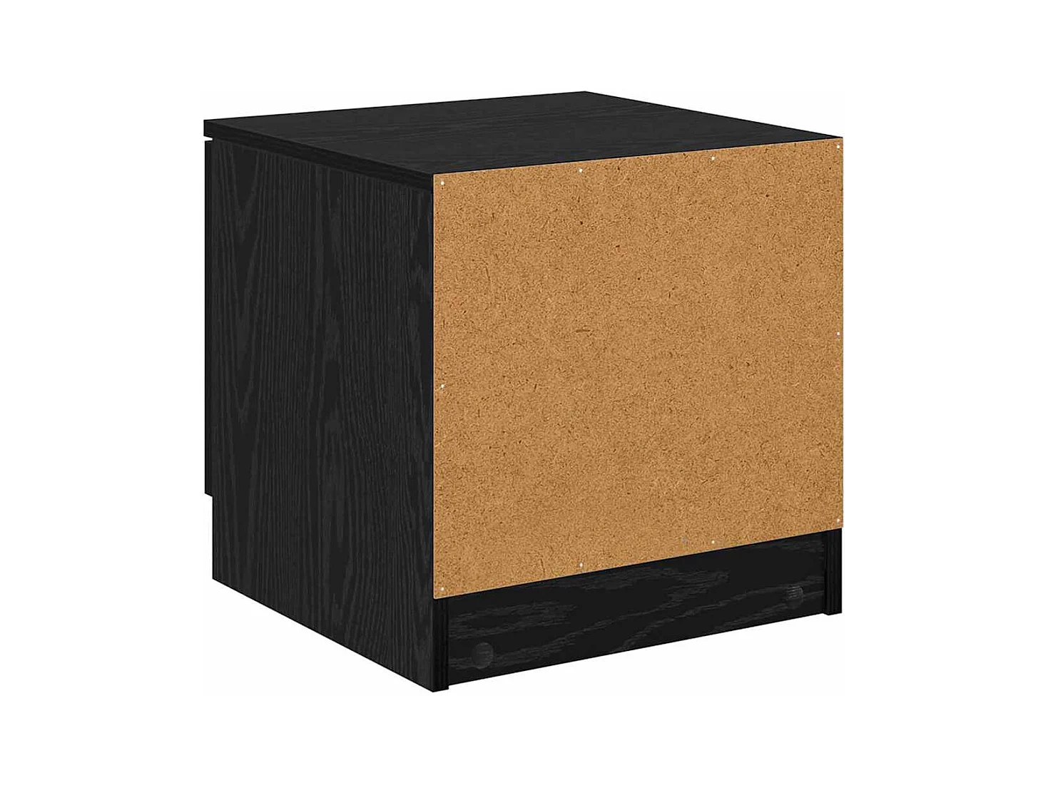 Mobile letto 2 pezzi Rovere nero 40 x 39 x 40 cm