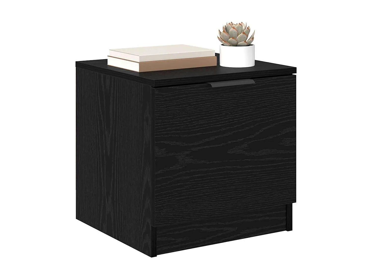 Armoire de lit 2 pcs Chêne noir 40 x 39 x 40 cm