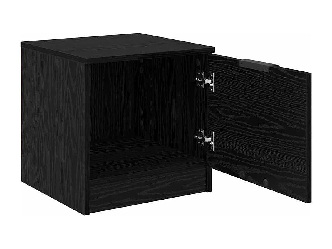 Armoire de lit 2 pcs Chêne noir 40 x 39 x 40 cm