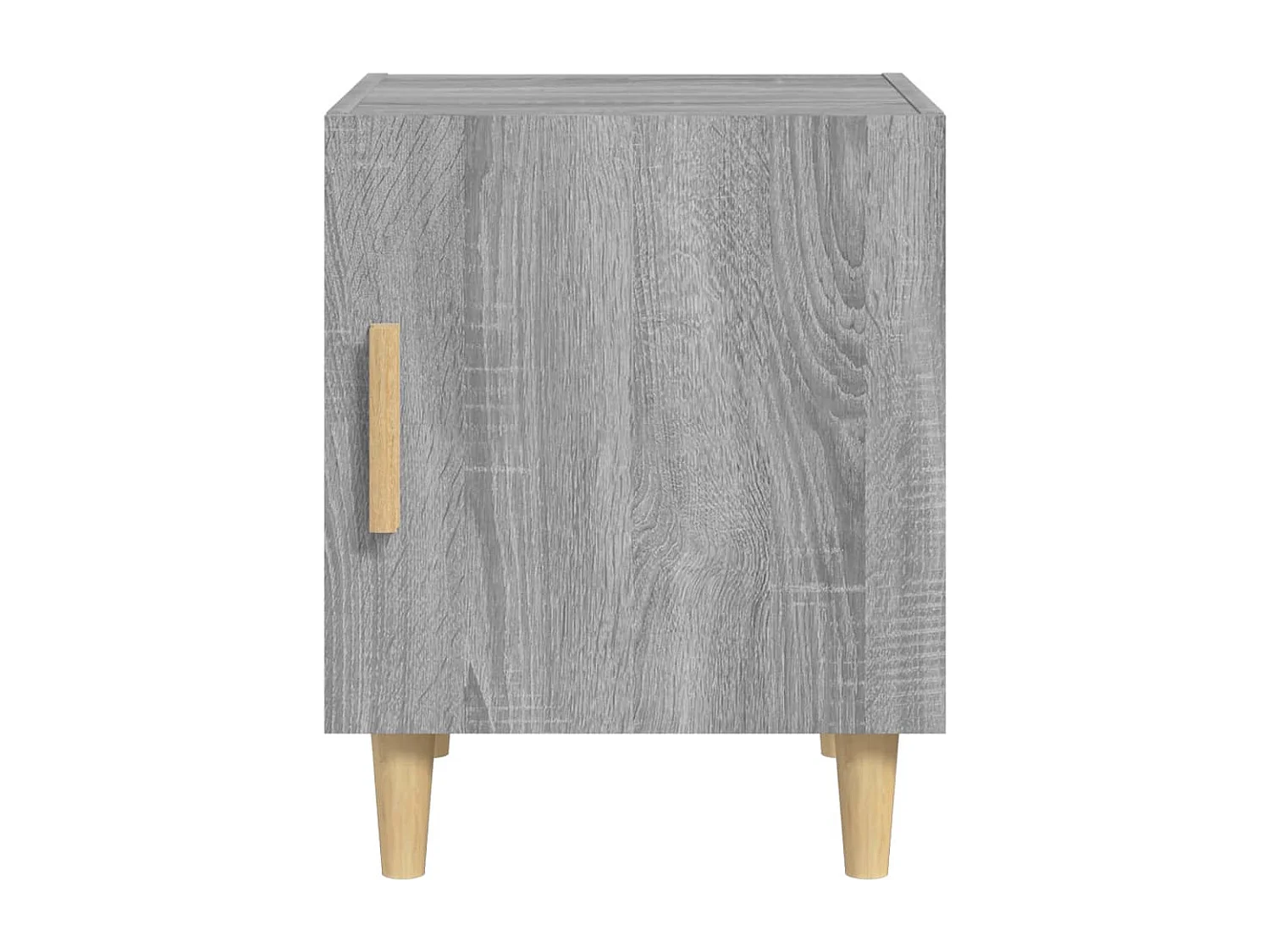 Set comodini da 2 pezzi in legno ingegnerizzato grigio Sonoma