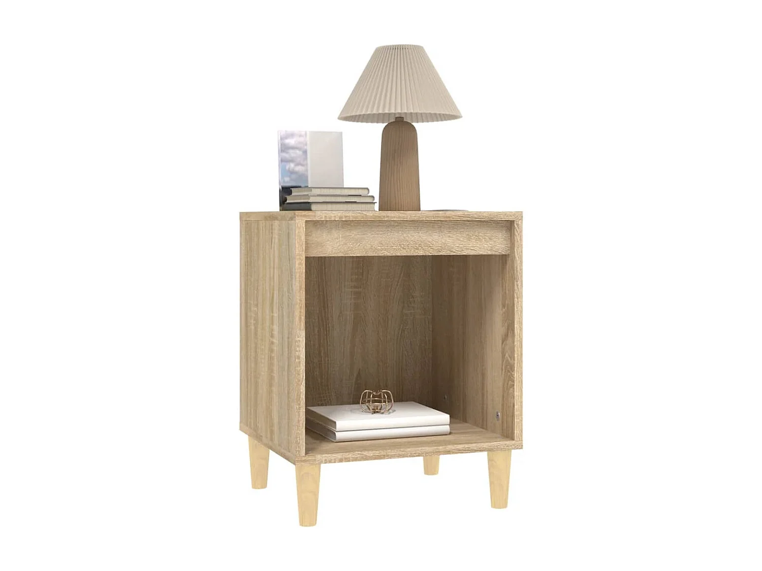 Nachtkastjes 2 stuks Sonoma eiken 40x35x50 cm