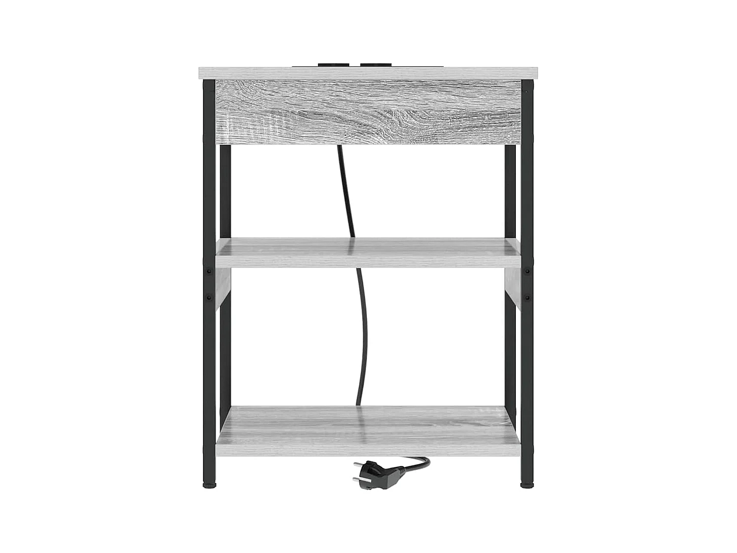 Mesitas de noche 2 piezas Sonoma gris 41 x 31 x 51 cm