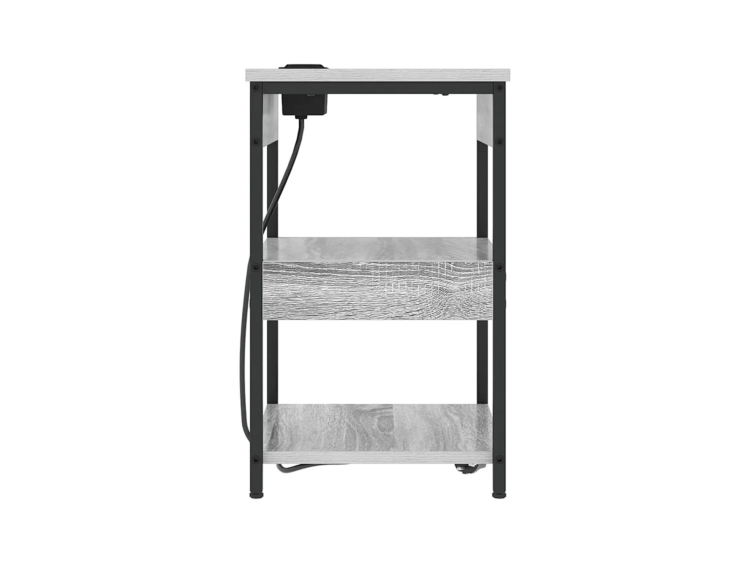 Mesitas de noche 2 piezas Sonoma gris 41 x 31 x 51 cm