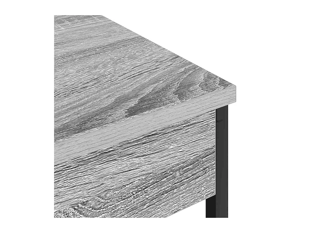 Mesitas de noche 2 piezas Sonoma gris 41 x 31 x 51 cm