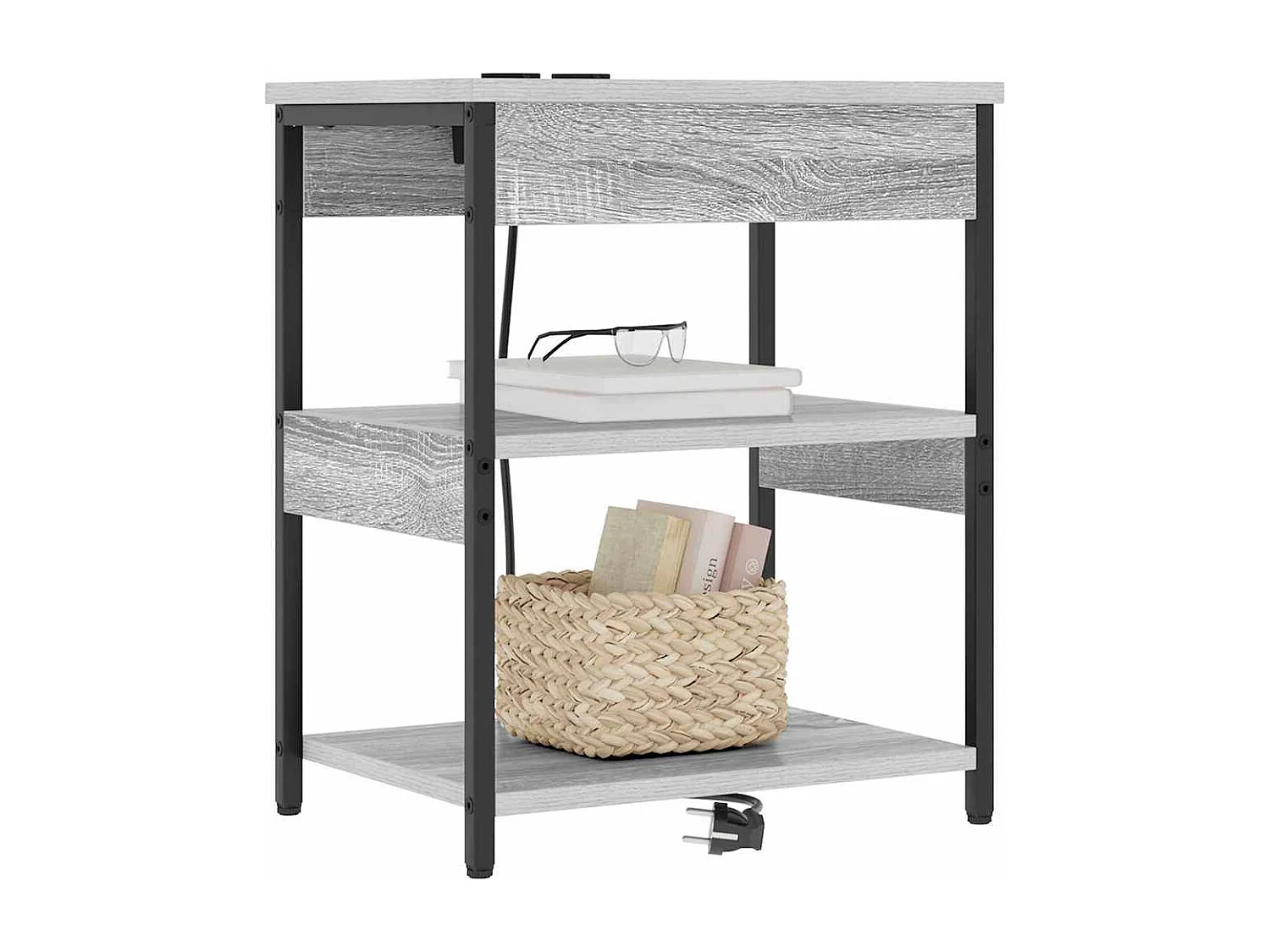 Armoires de chevet 2 pcs Sonoma gris 41 x 31 x 51 cm