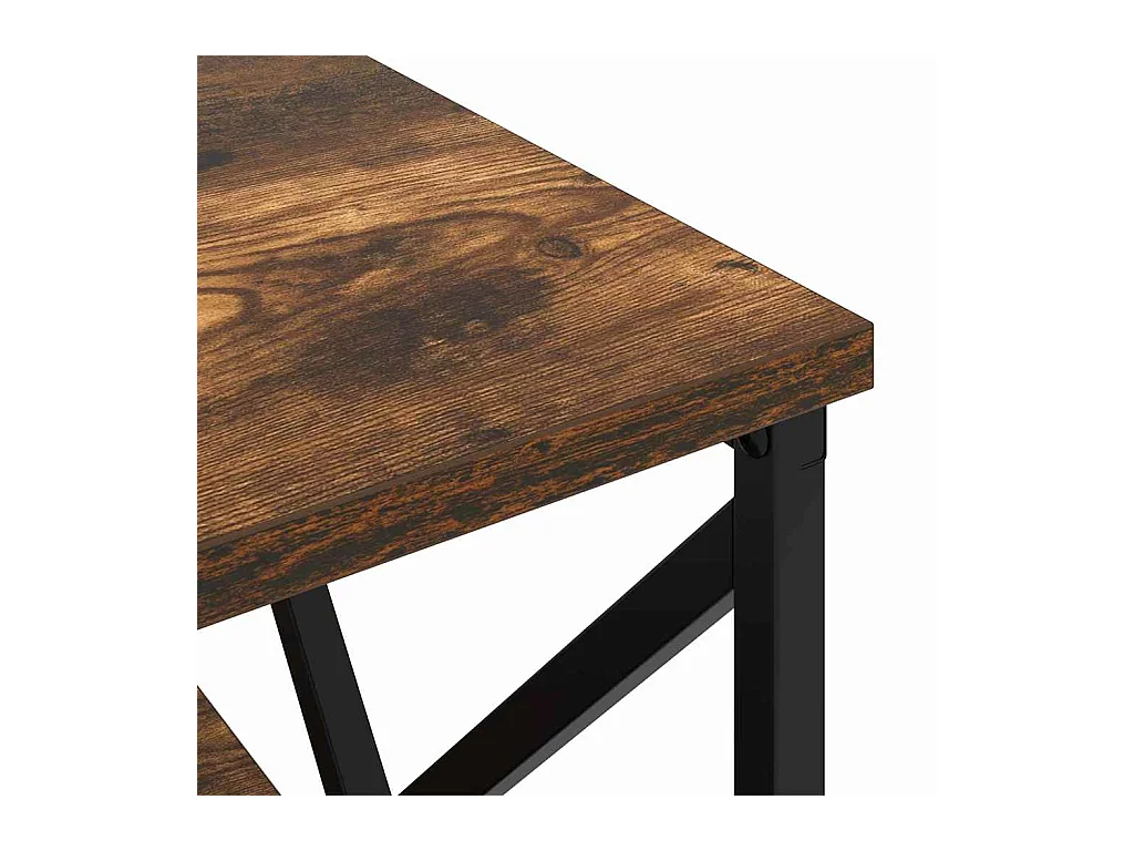 Comodino con cassetto Rovere affumicato 41,5 x 40,5 x 55 cm