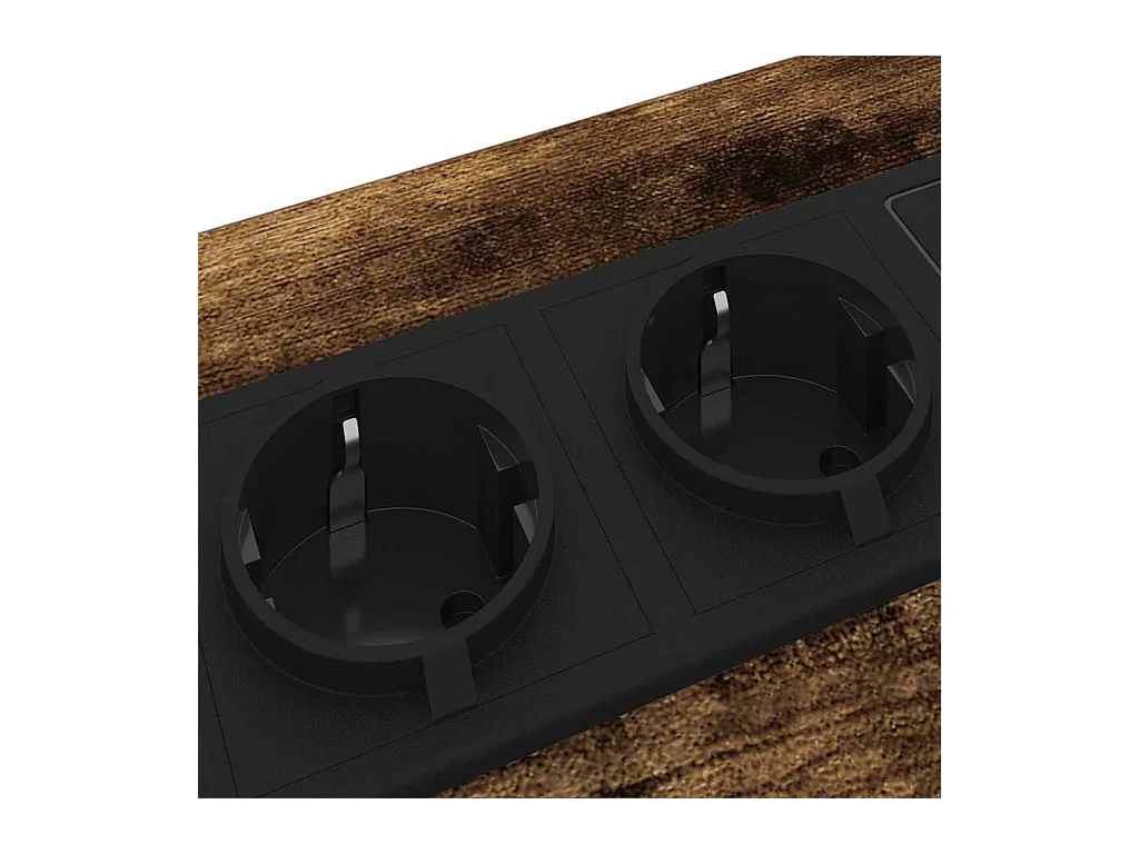 Comodino con cassetto Rovere affumicato 41,5 x 40,5 x 55 cm