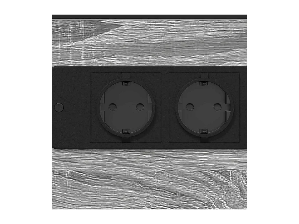 Comodino Sonoma grigio 41,5 x 26 x 60,5 cm