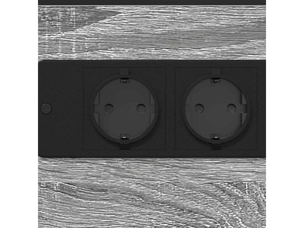 Mesita de noche Sonoma gris 41,5 x 26 x 60,5 cm