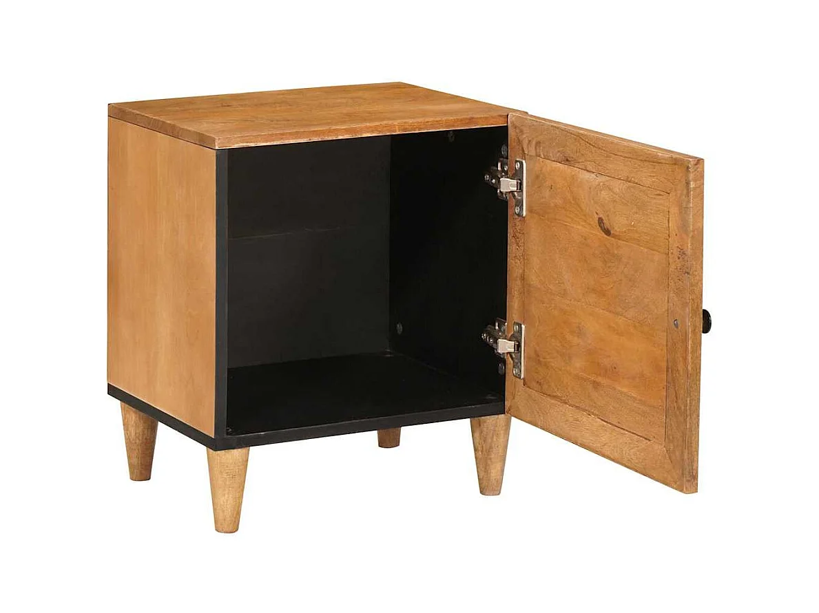 Mesita de noche 2 piezas Marrón claro 40 x 33 x 46 cm