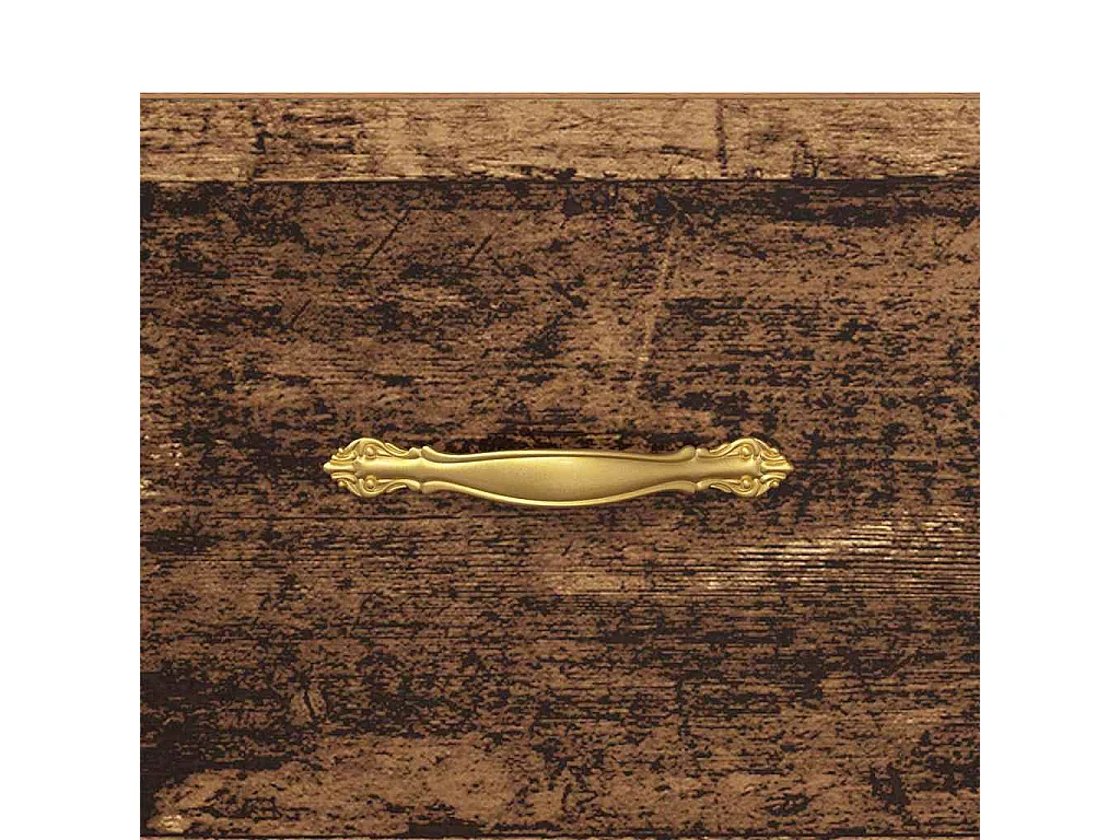 Cabinet de chevet avec tiroir Bois ancien 40 x 35 x 47.5 cm