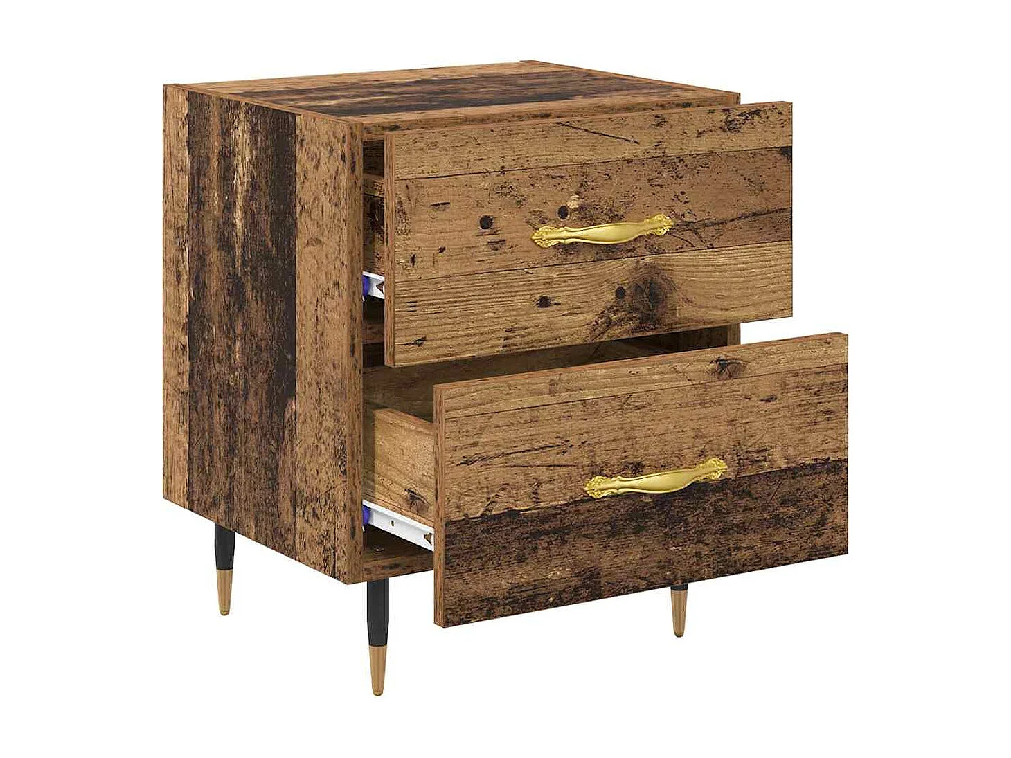 Comodino con cassetto Legno antico 40 x 35 x 47,5 cm