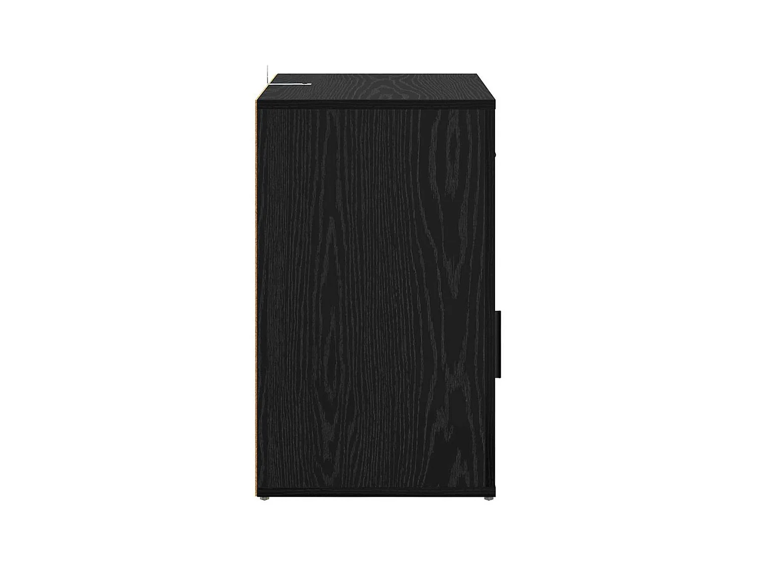 Mesilla de noche Roble Negro 50 x 36 x 60 cm Madera de Ingeniería