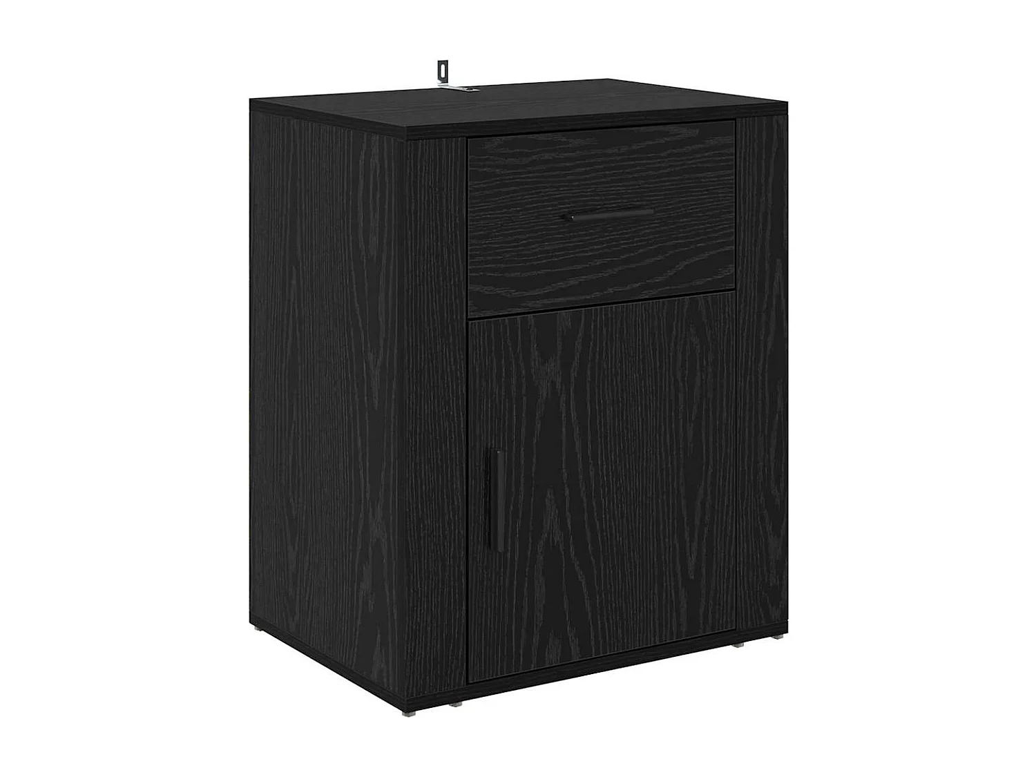 Cabinet de chevet Chêne noir 50 x 36 x 60 cm Bois d'ingénierie