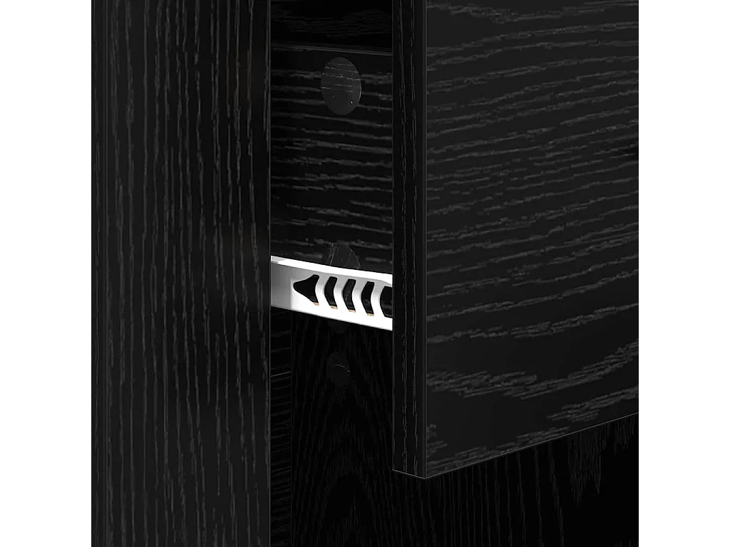 Cabinet de chevet Chêne noir 50 x 36 x 60 cm Bois d'ingénierie