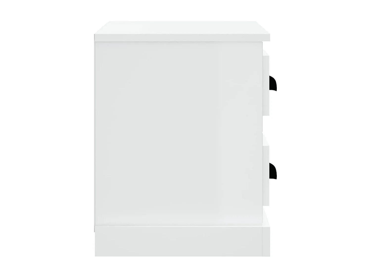 Table de chevet blanc 60x35,5x45 cm