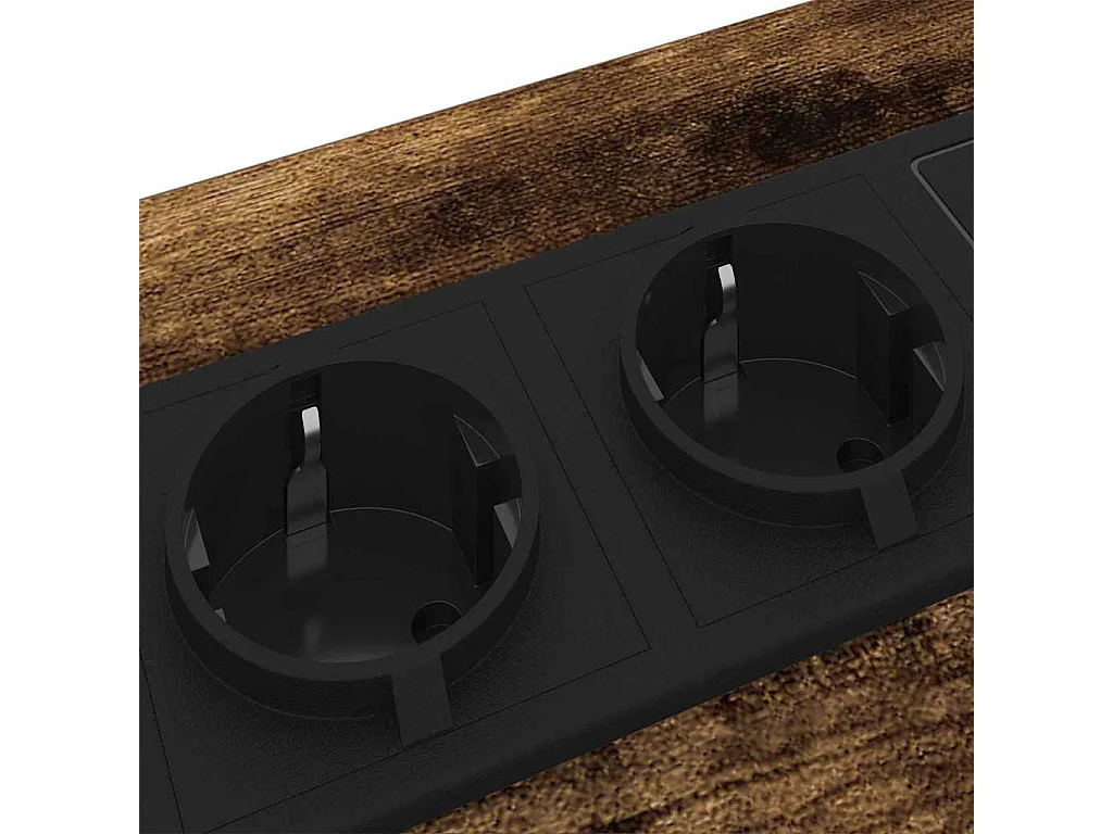 Comodini con cassetto 2 pz Rovere affumicato 41 x 31 x 51 cm