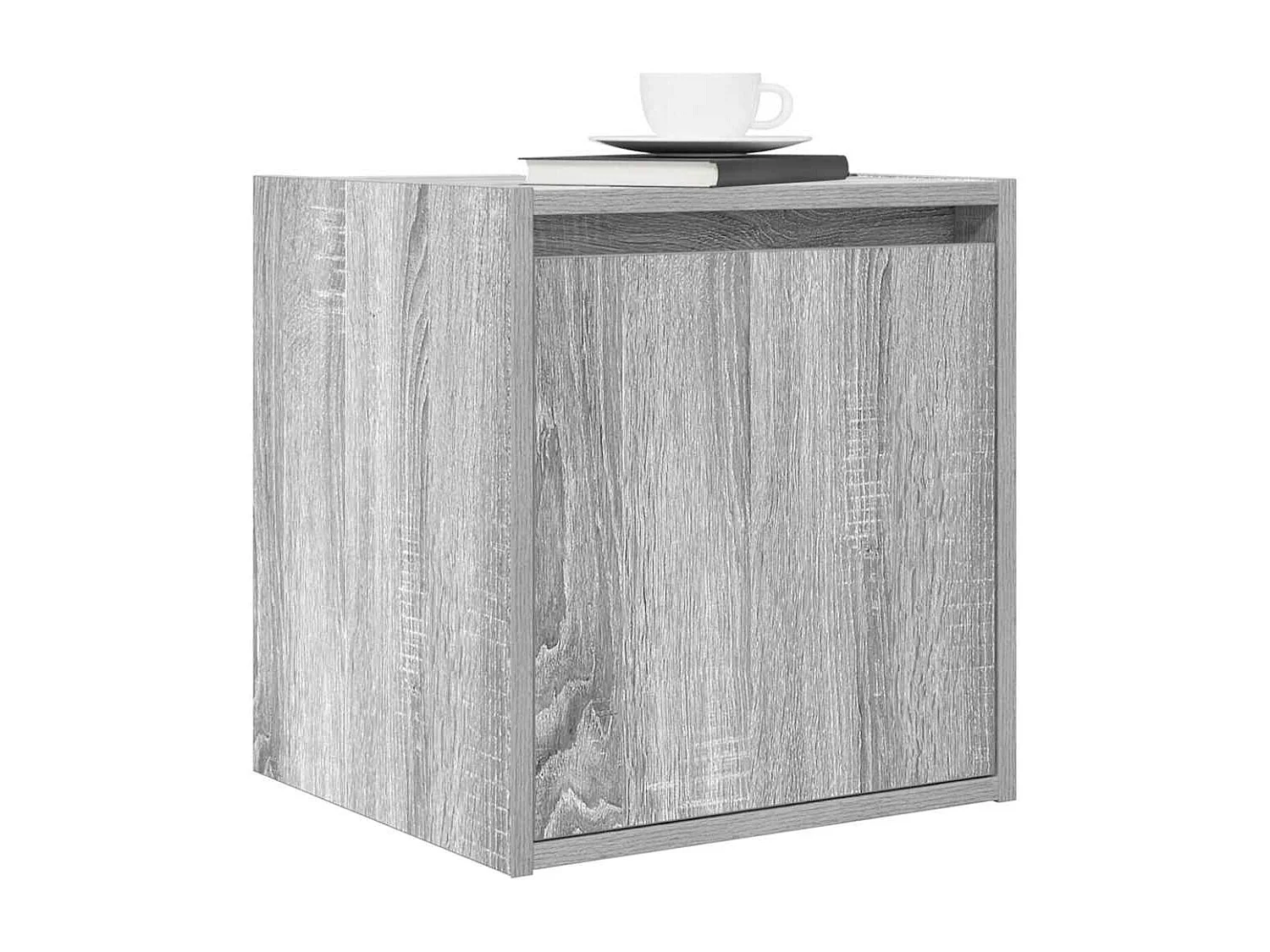Tables de chevet murales 2 pcs sonoma gris 38x34x40 cm