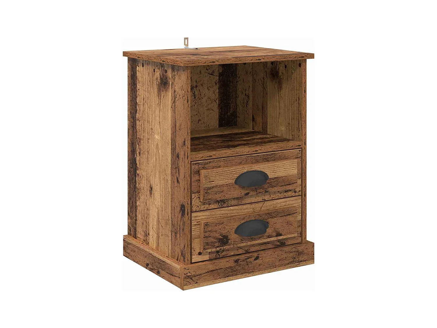 Mesilla de noche Madera antigua 43 x 36 x 60 cm Madera de ingeniería