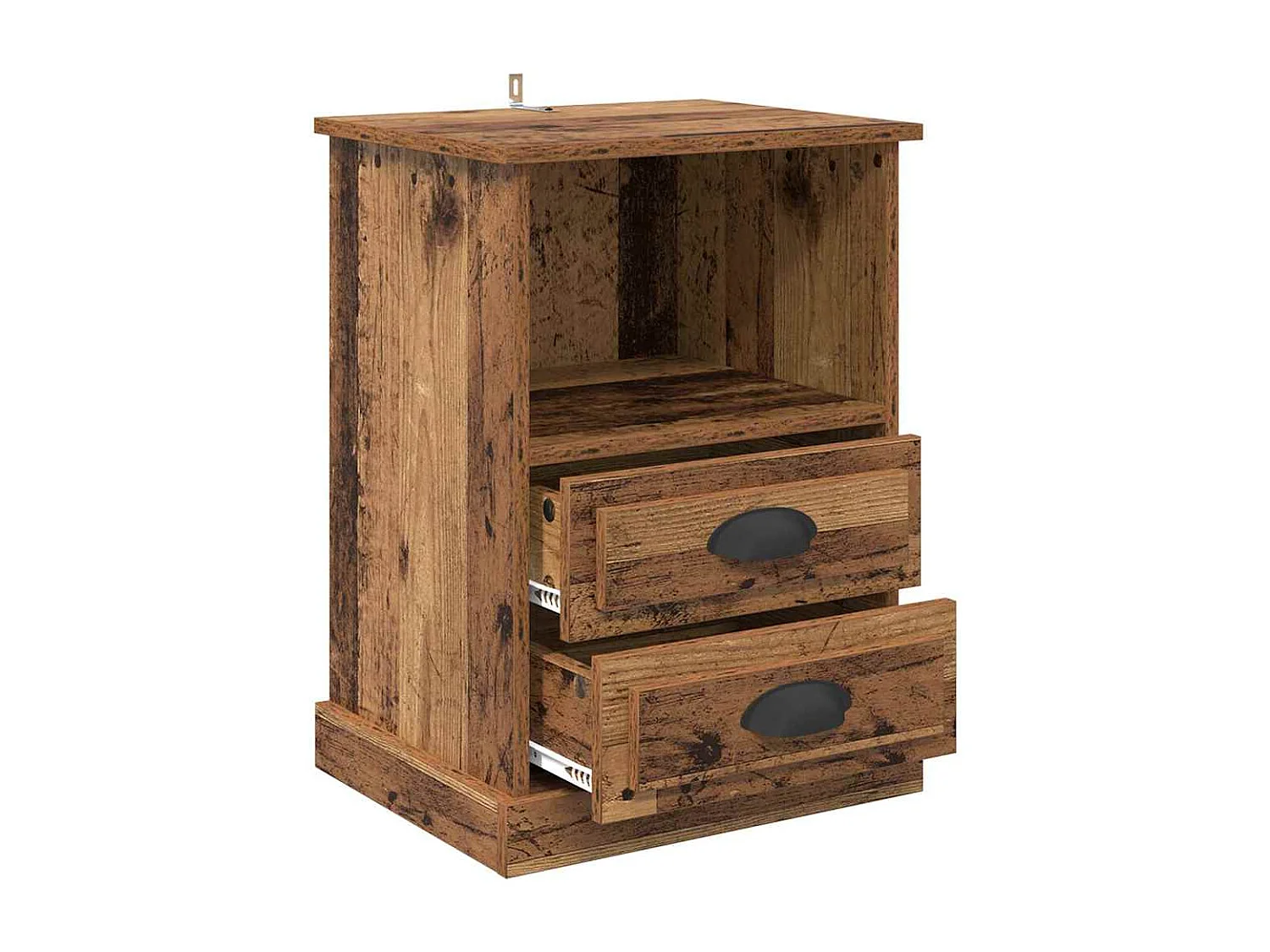 Cabinet de chevet Bois ancien 43 x 36 x 60 cm Bois d'ingénierie