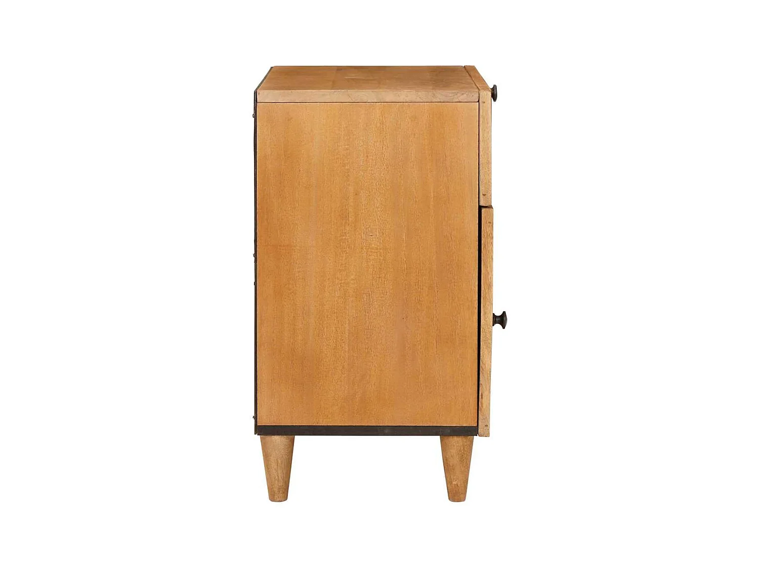 Mesita de noche con cajón Marrón claro 50 x 33 x 60 cm