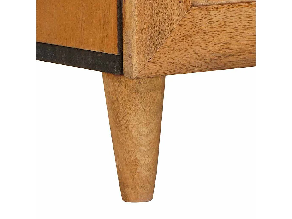 Table de chevet avec tiroir Marron clair 50 x 33 x 60 cm