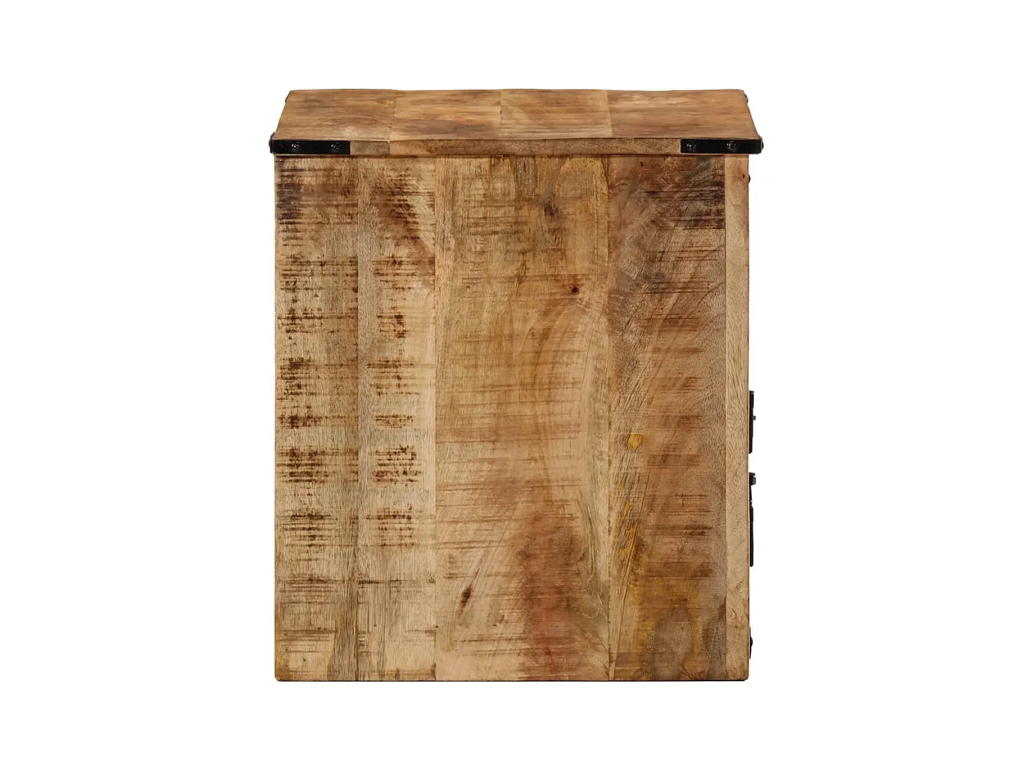 Mesita de noche 45x40x45 cm madera maciza de mango