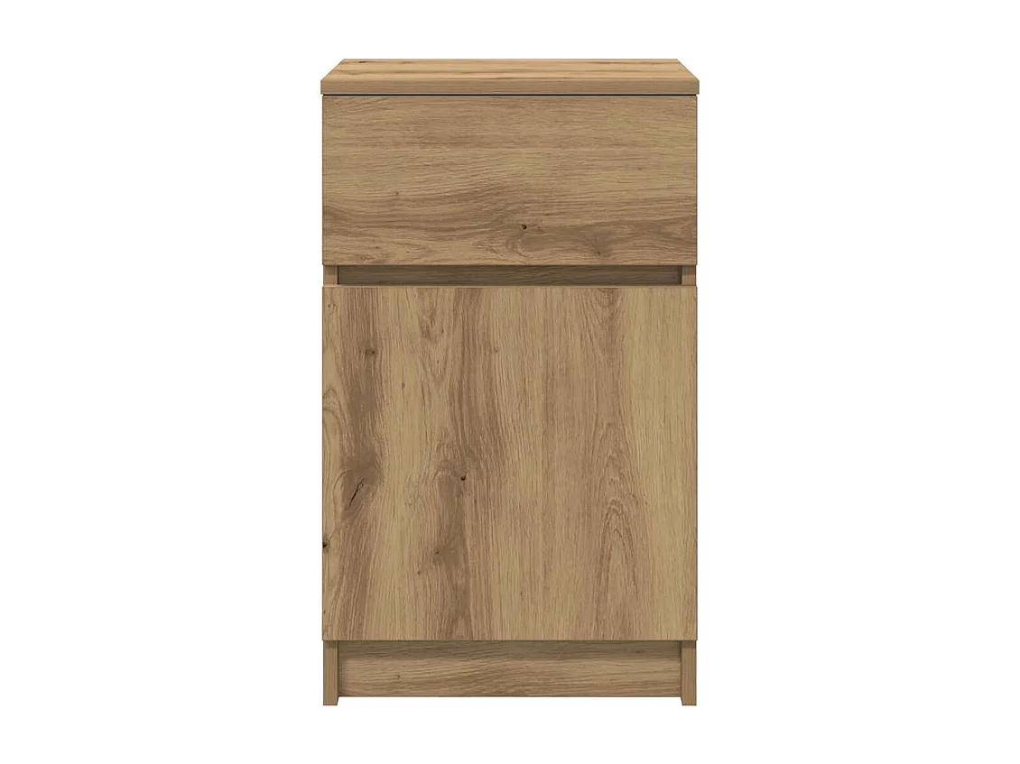 Tables de chevet 2 pcs chêne artisanal 39x35x65 cm