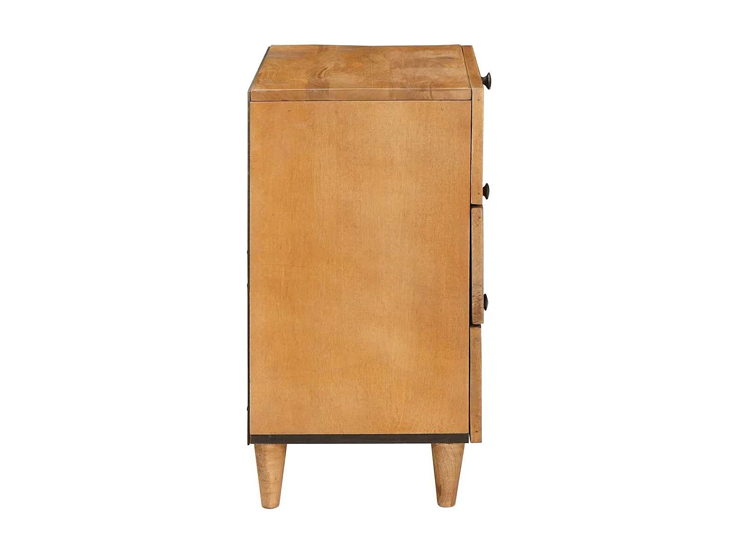 Table de chevet avec tiroir Marron clair 50 x 33 x 60 cm