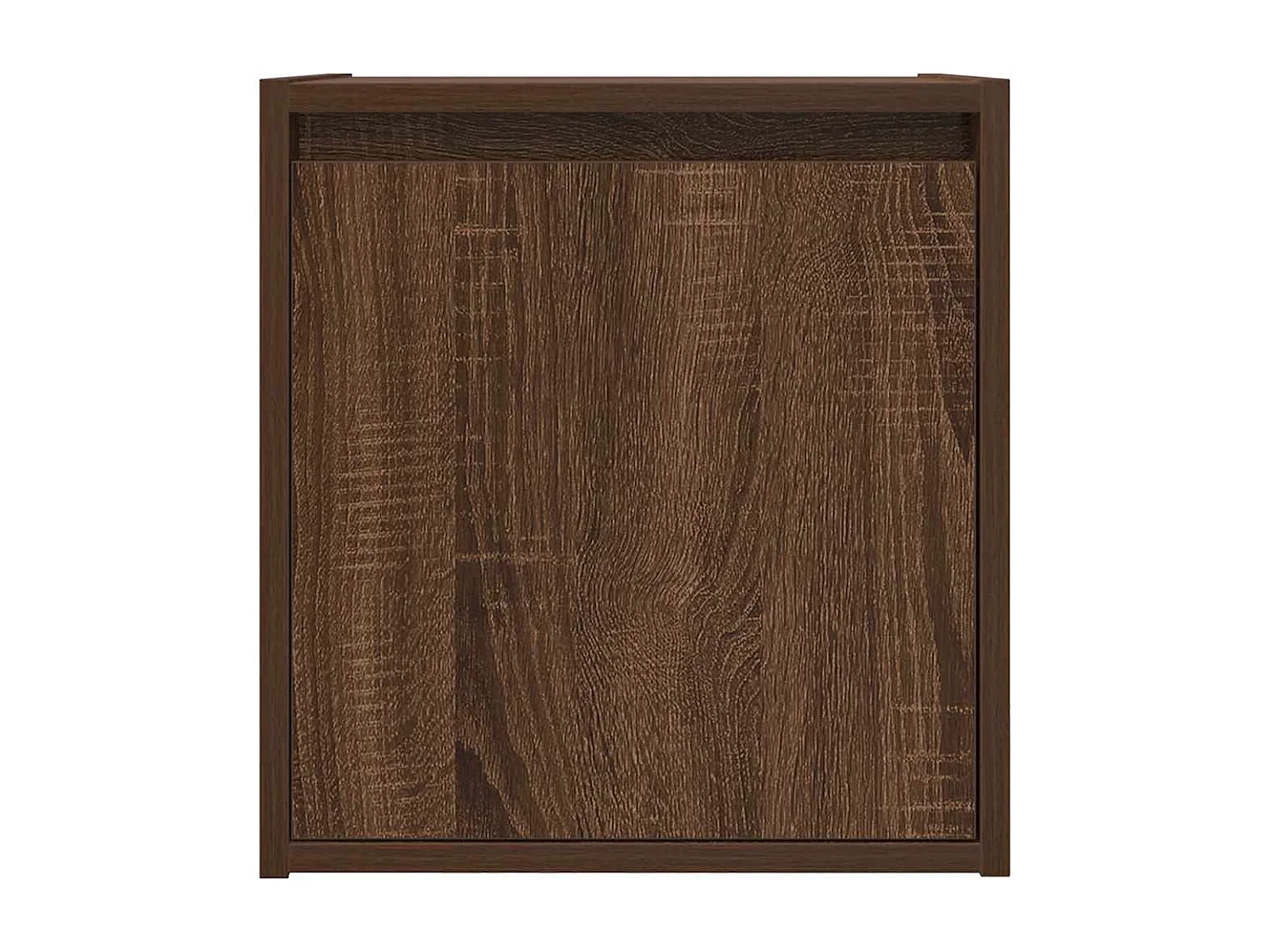 Mesitas de noche de pared 2 uds roble marrón 38x34x40 cm