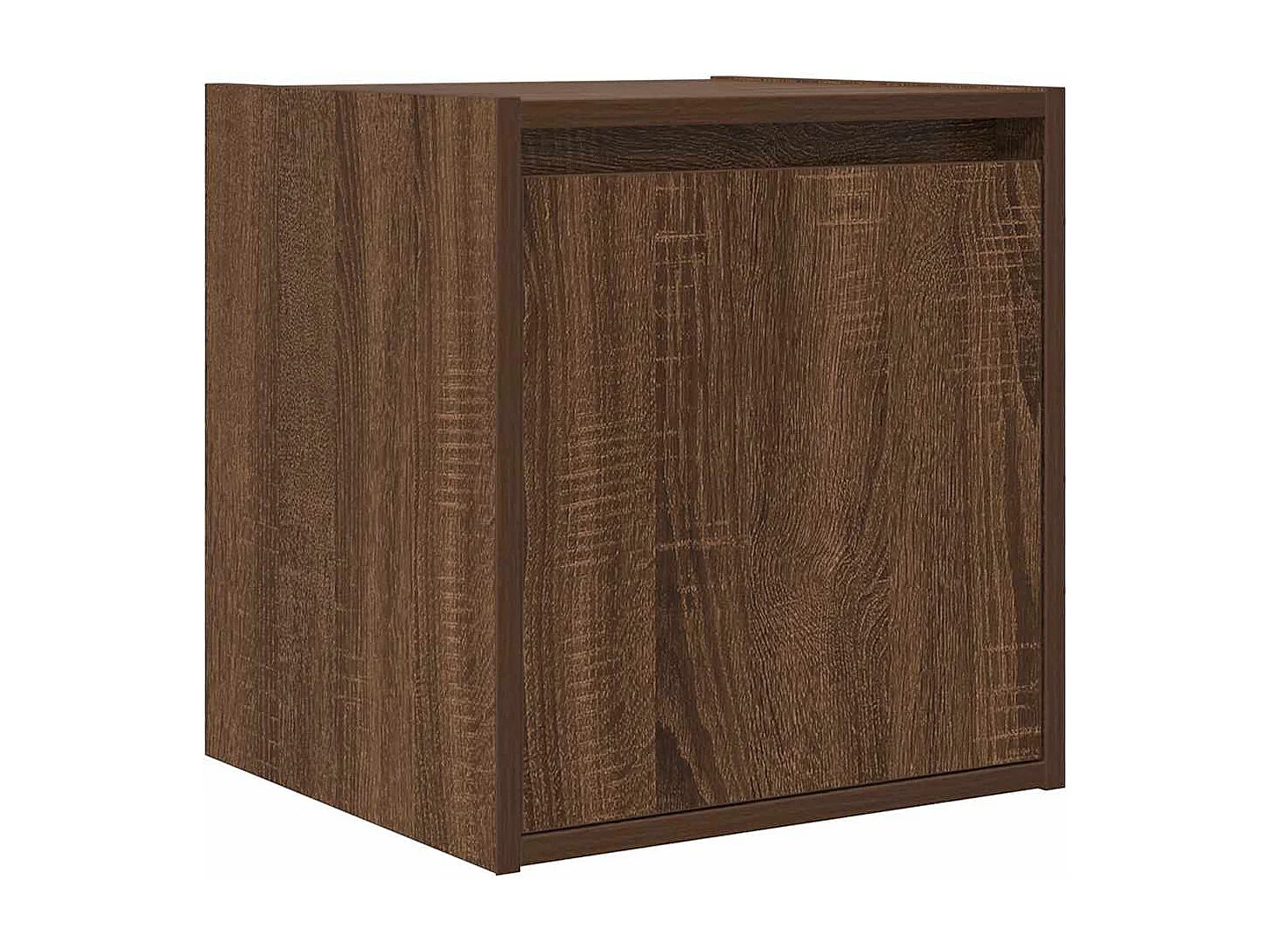 Tables de chevet murales 2 pcs chêne marron 38x34x40 cm