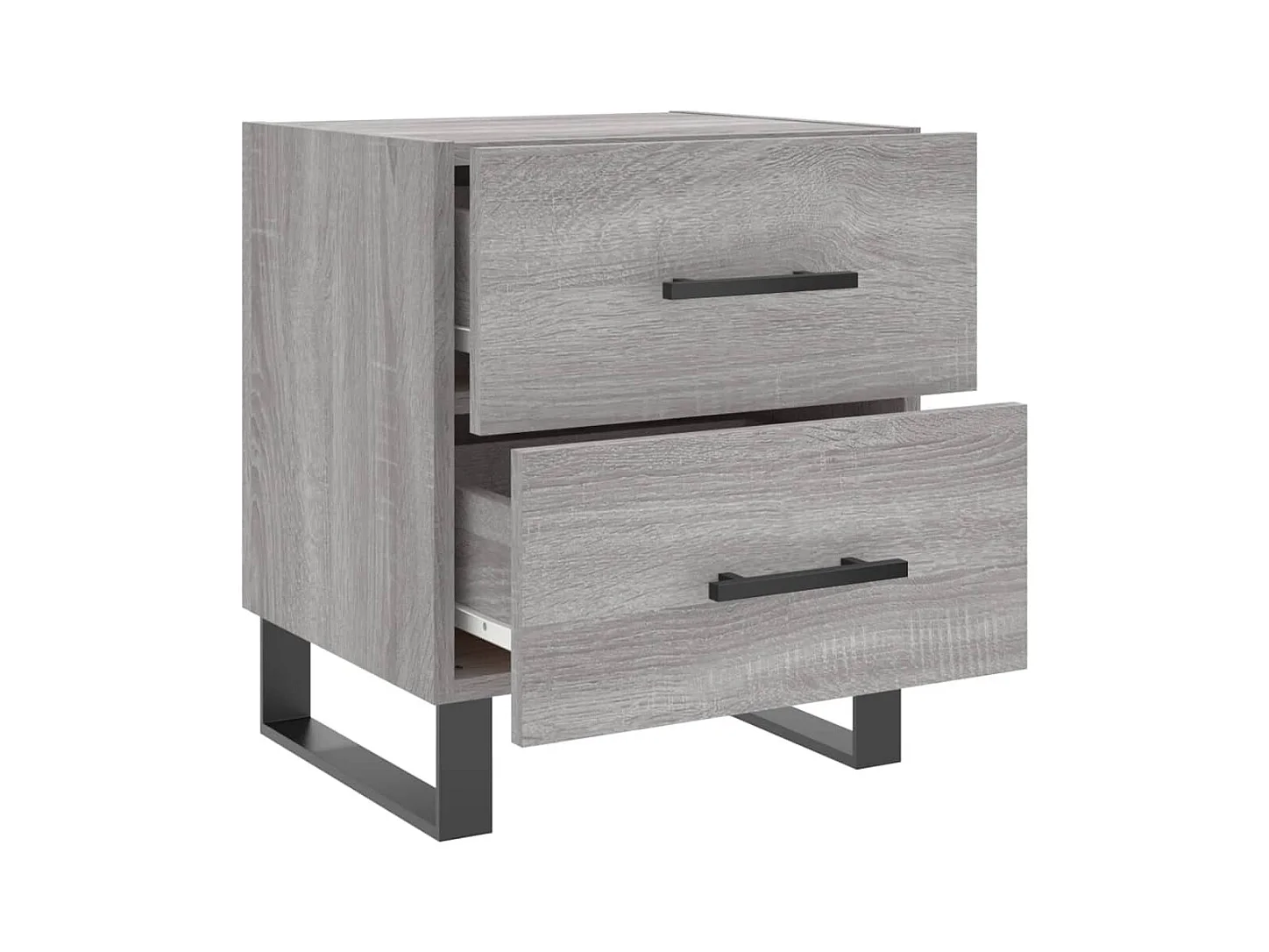 Table de chevet sonoma gris 40x35x47,5 cm bois d’ingénierie