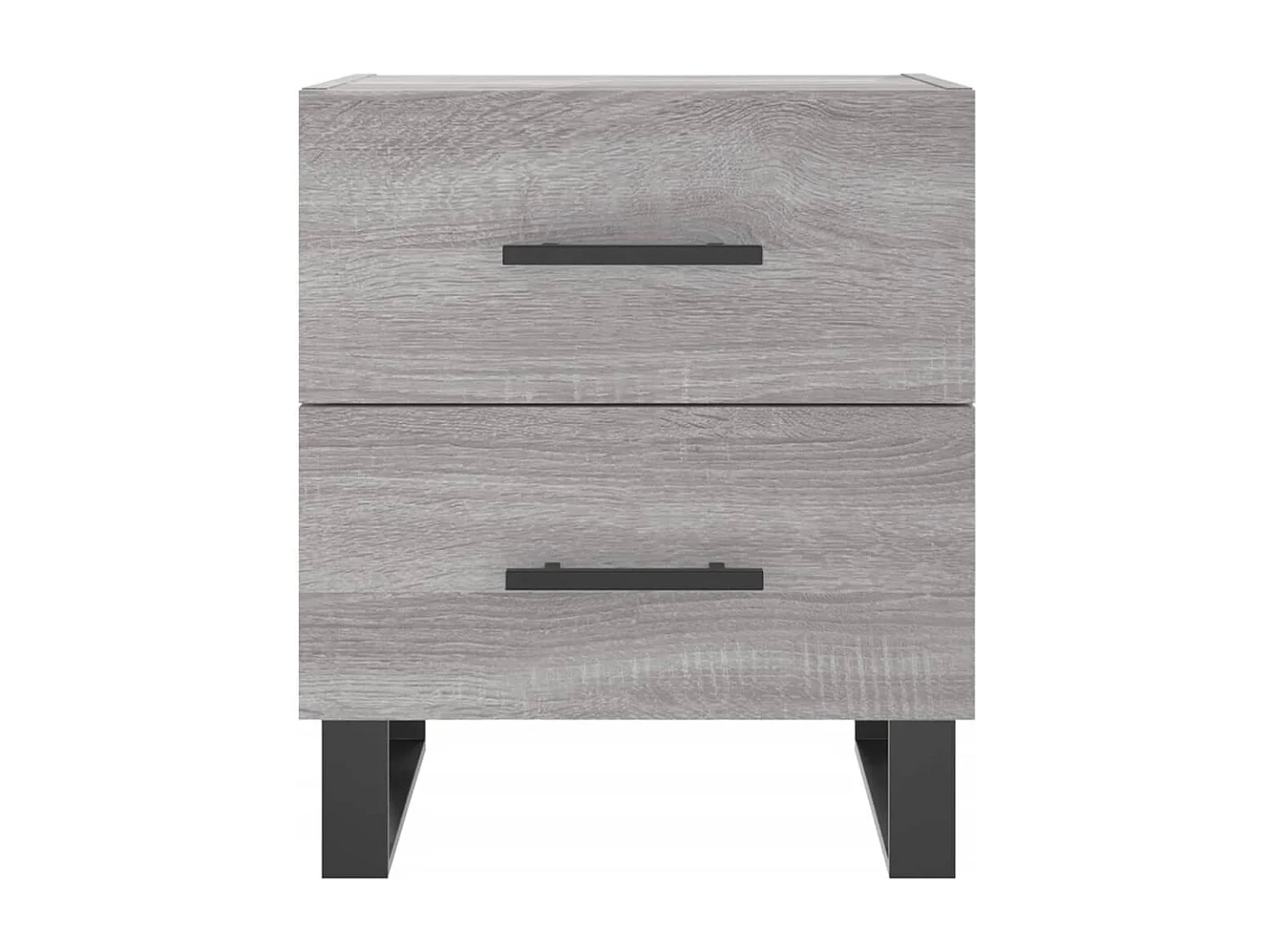 Table de chevet sonoma gris 40x35x47,5 cm bois d’ingénierie