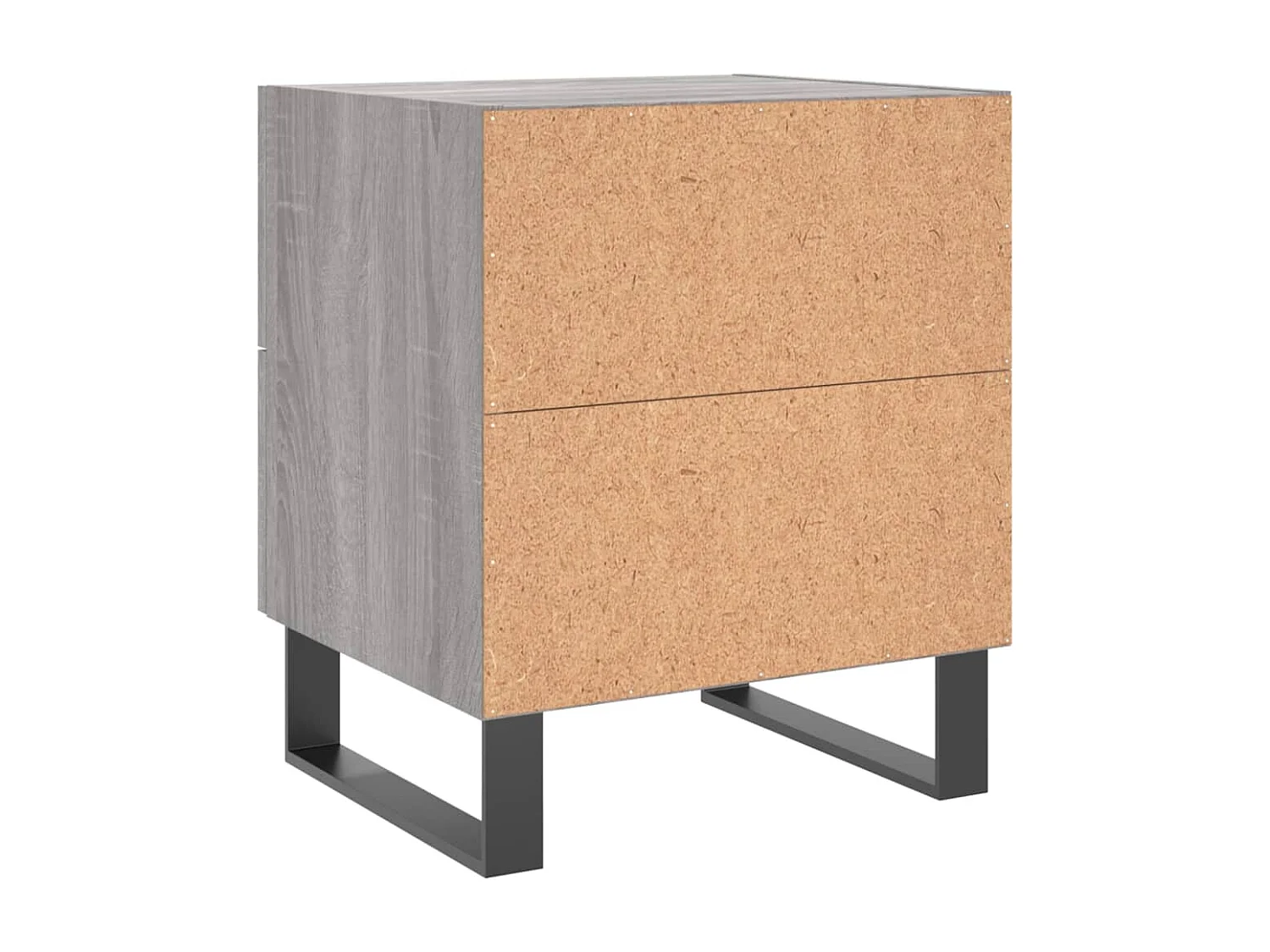 Table de chevet sonoma gris 40x35x47,5 cm bois d’ingénierie