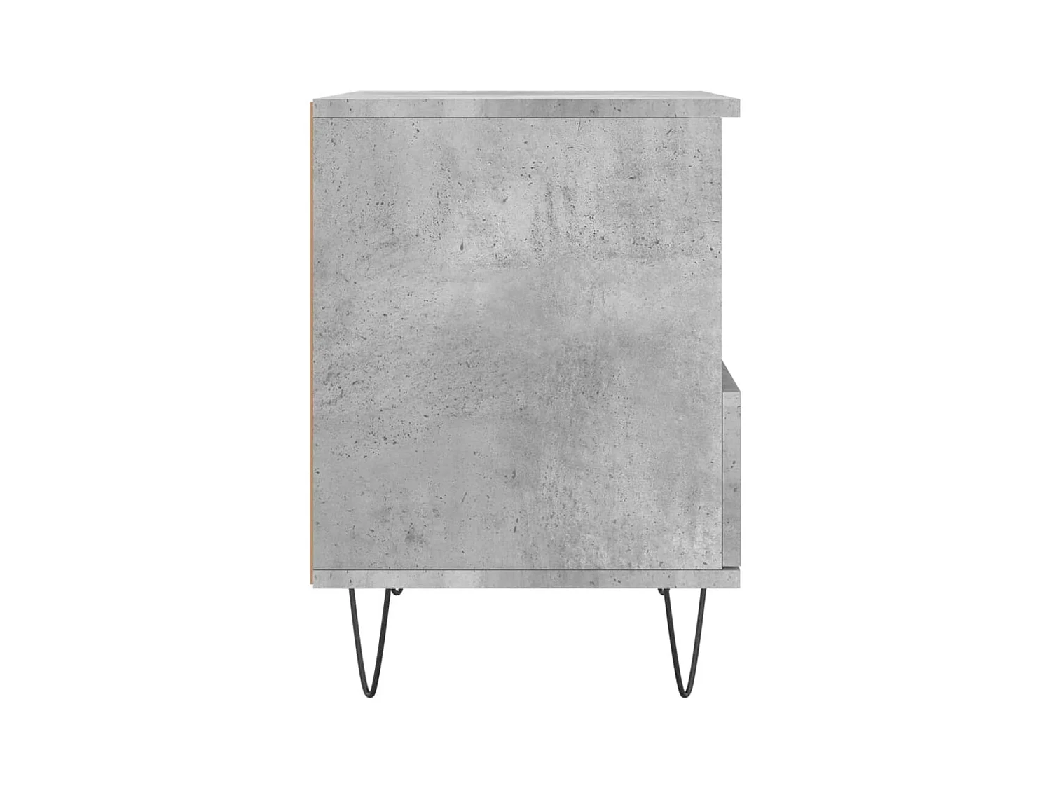 Mesitas de noche 2 piezas gris hormigón 40x35x50 cm madera de ingeniería