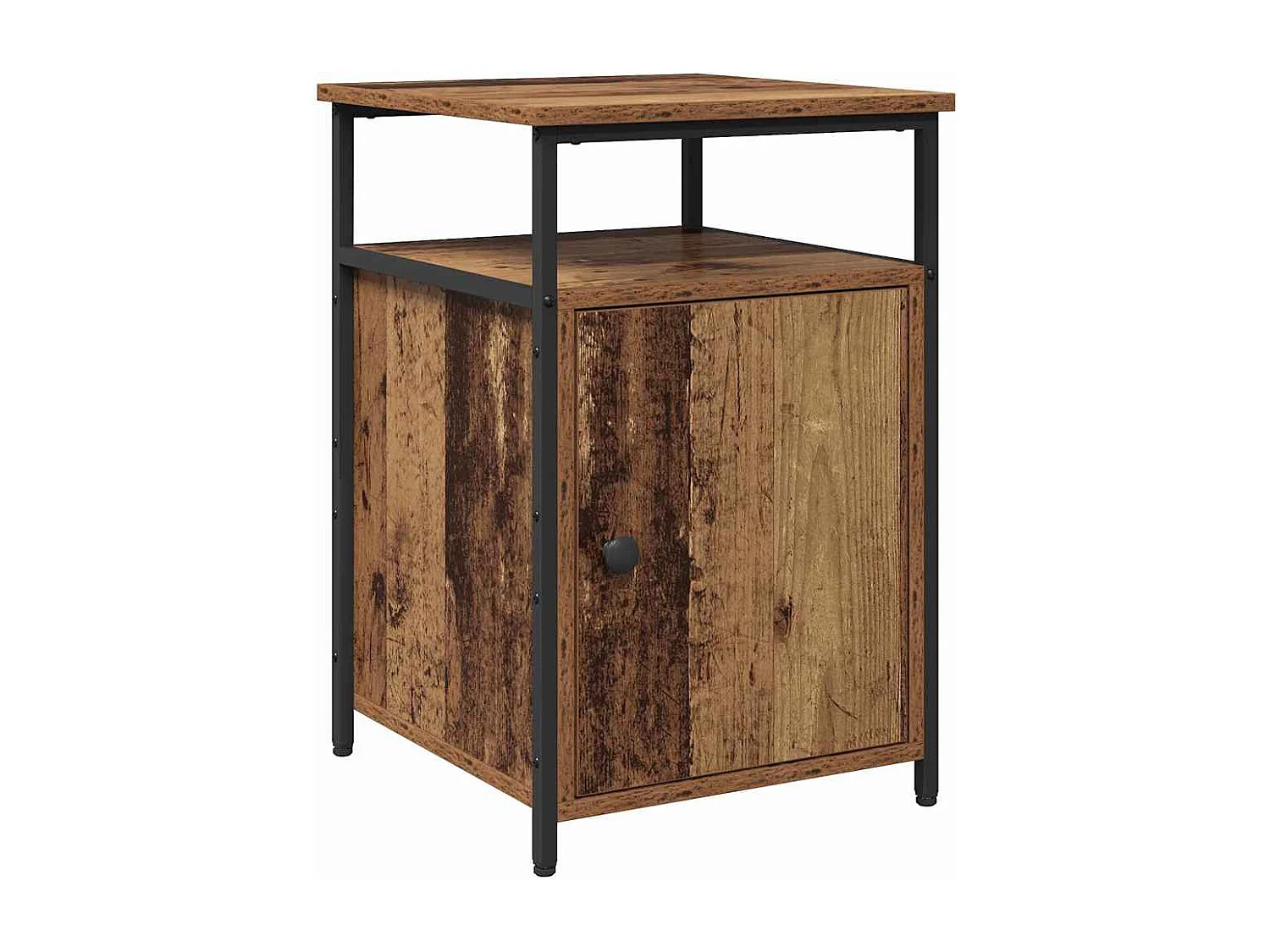 Cabinet de chevet Vieux bois Bois d'ingénierie