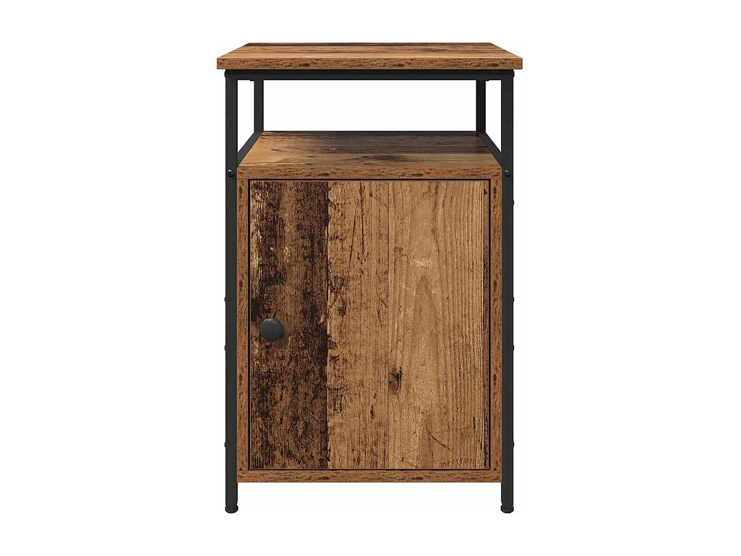 Cabinet de chevet Vieux bois Bois d'ingénierie